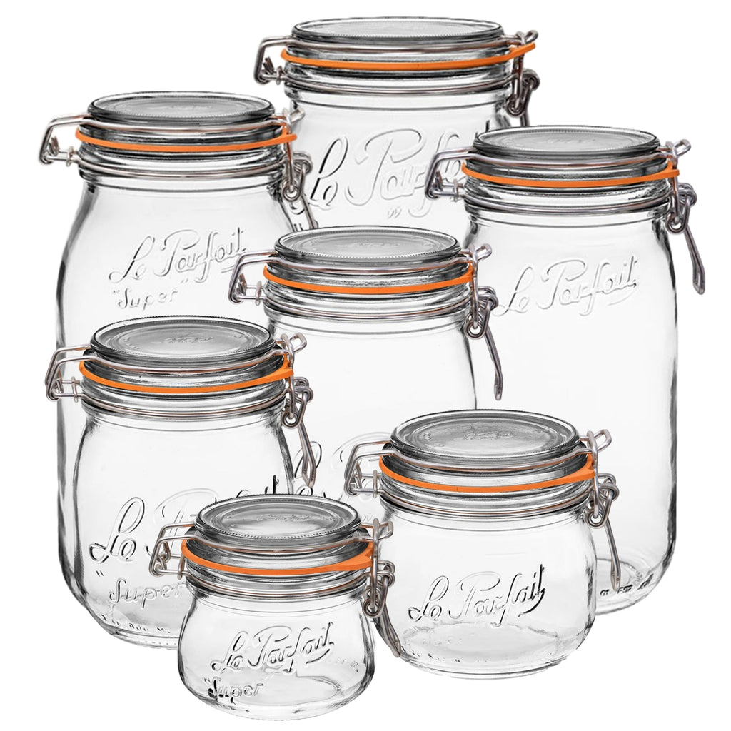 Le Parfait Super Jars | French Glass Preserving Jars | EarthHero | Le ...