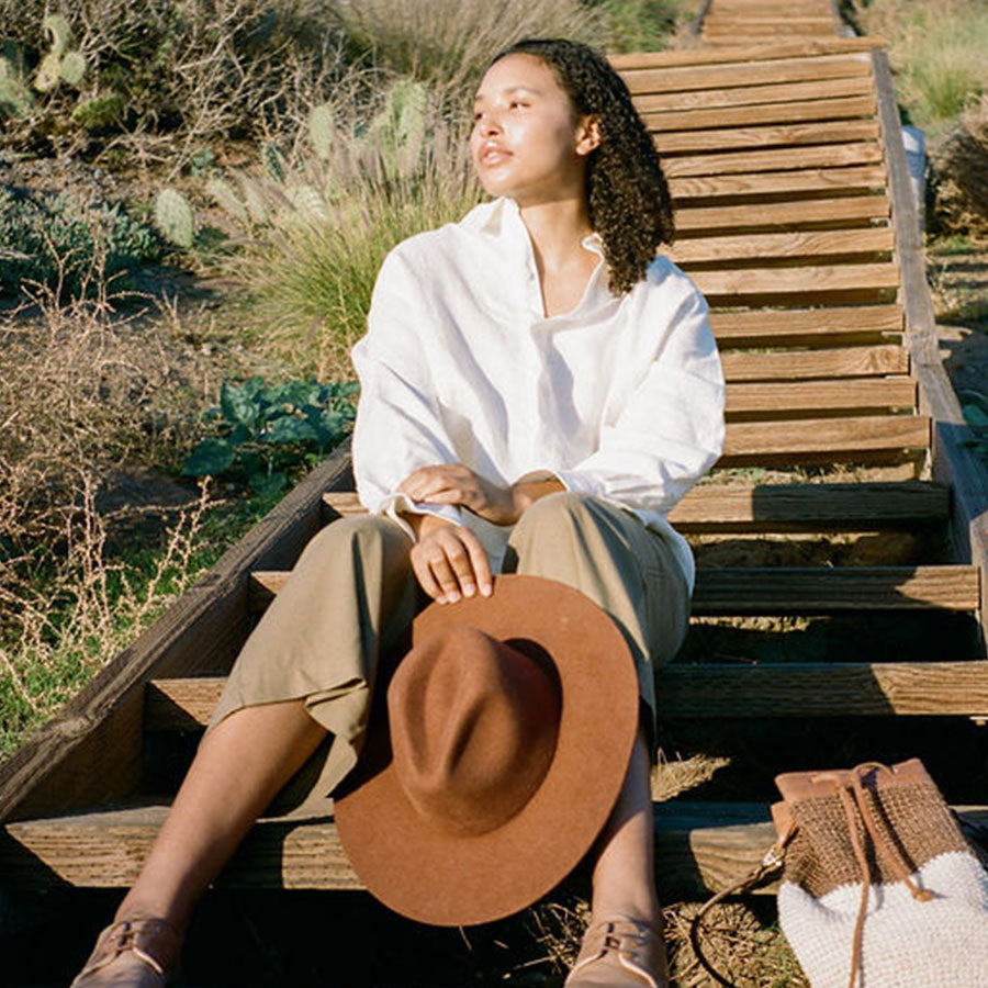 The Dre Western Rancher Hat - Terracotta