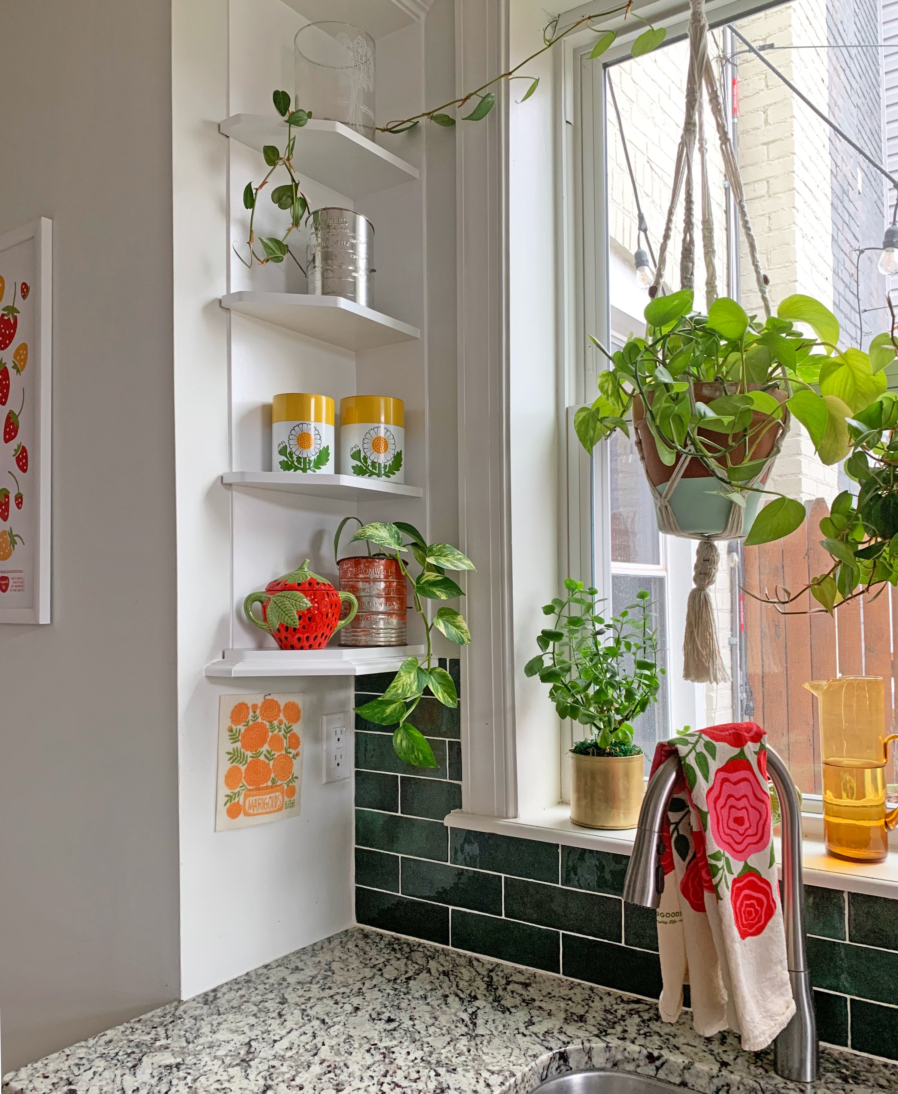 The Neighborgoods Edible Flowers - Sponge Cloth Set Of 3