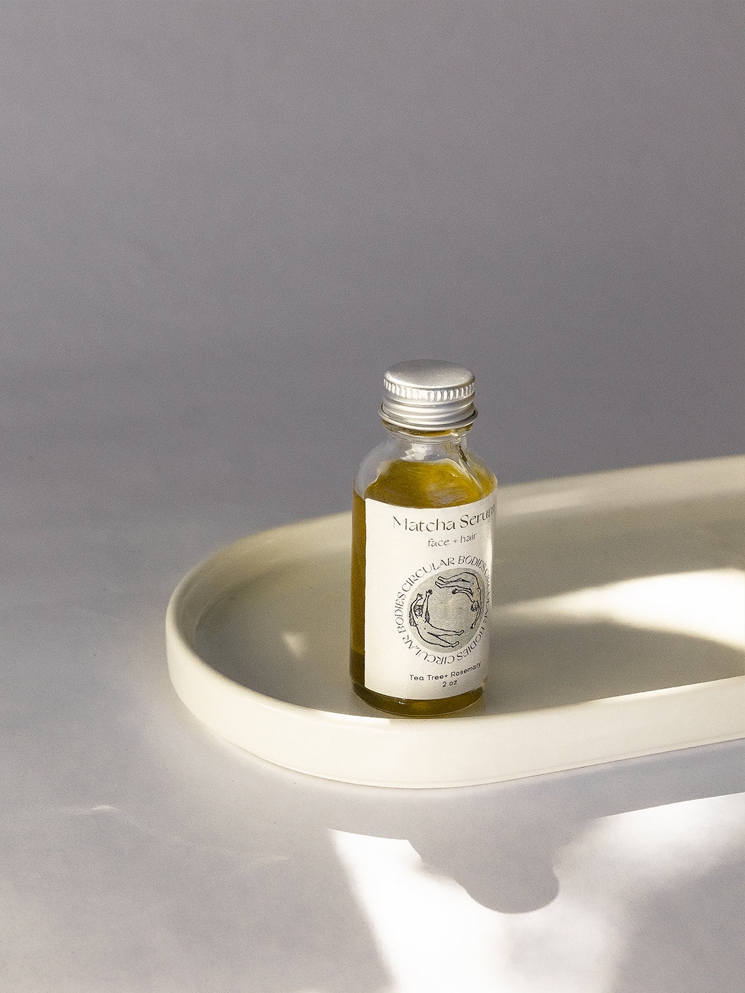 Matcha Serum for Face & Hair - Vegan, Organic, Sensitive Skin, 2 oz.