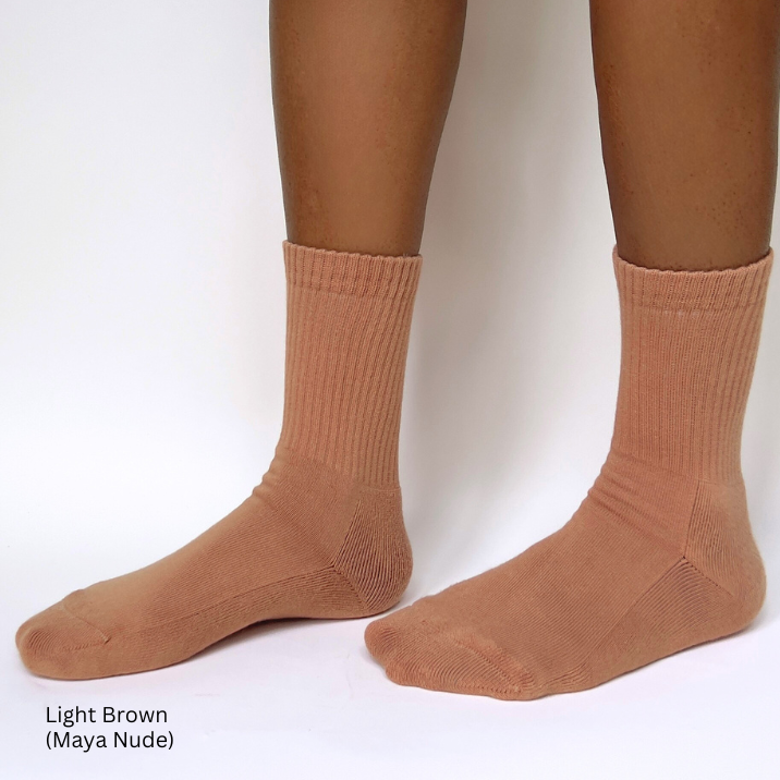 Organic Pima Cotton Crew Socks