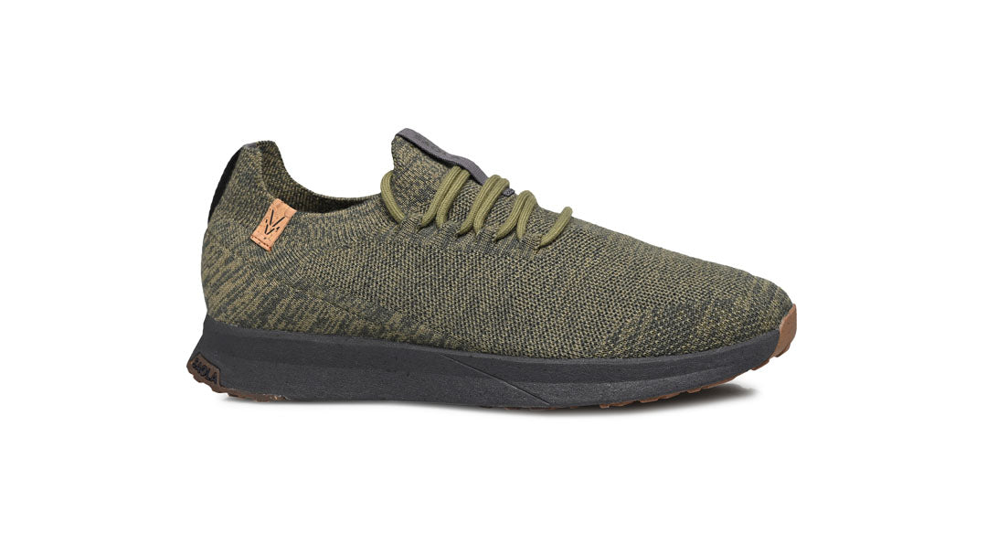 Tsavo M 2.0 Wool Burnt Olive - Obsidian