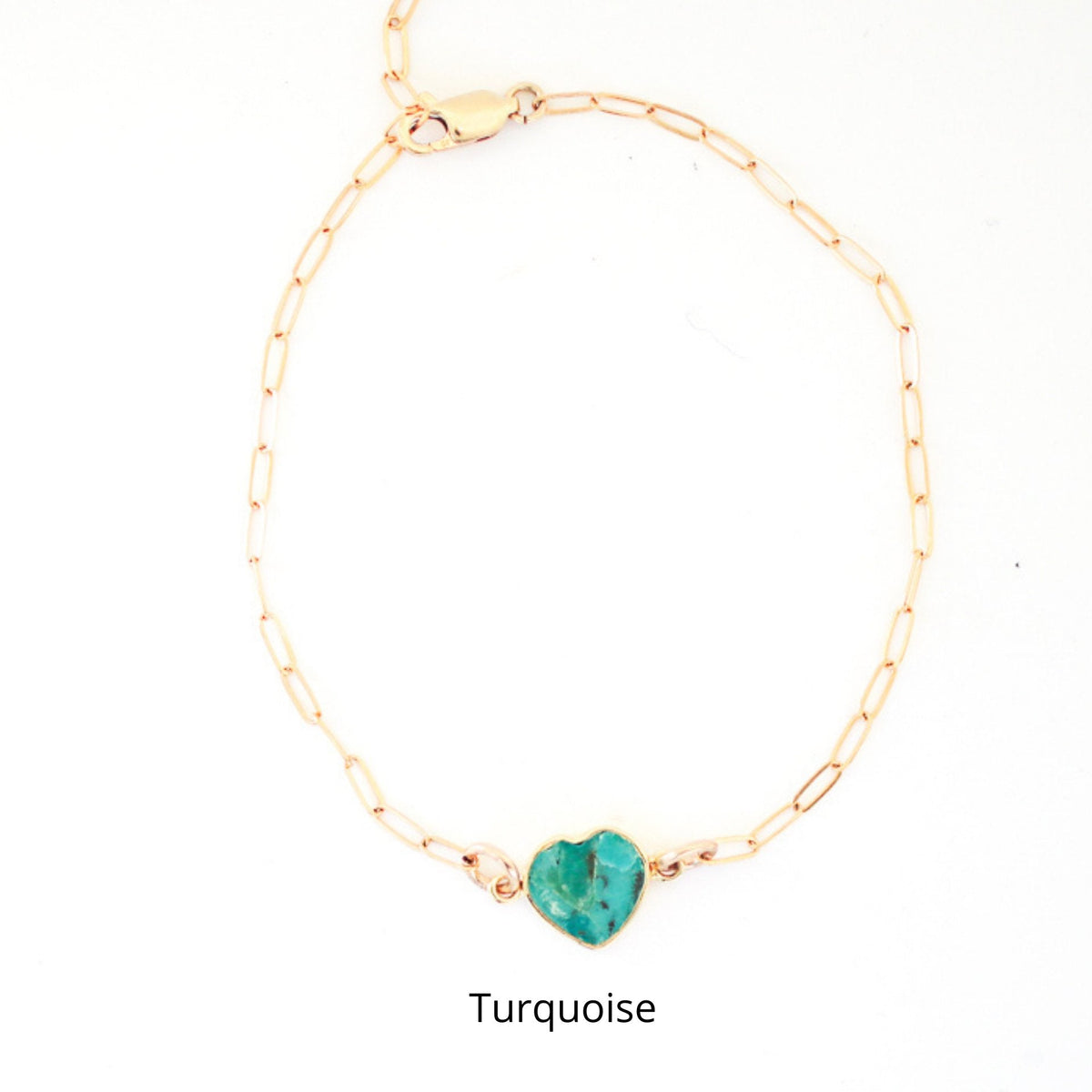 Mia Gemstone Birthstone Heart Bracelet