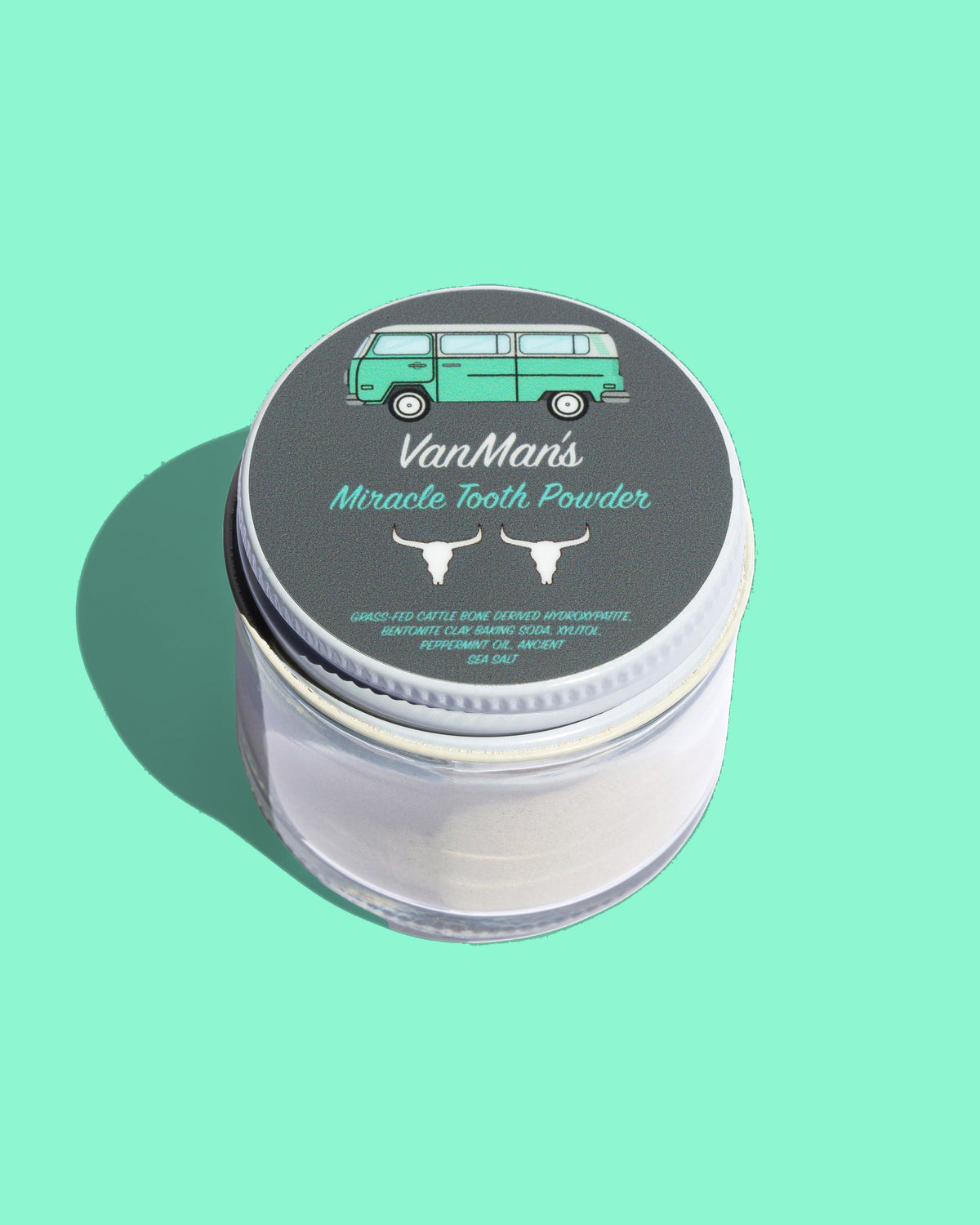Miracle Tooth Powder - Mint-Bone, 2 oz