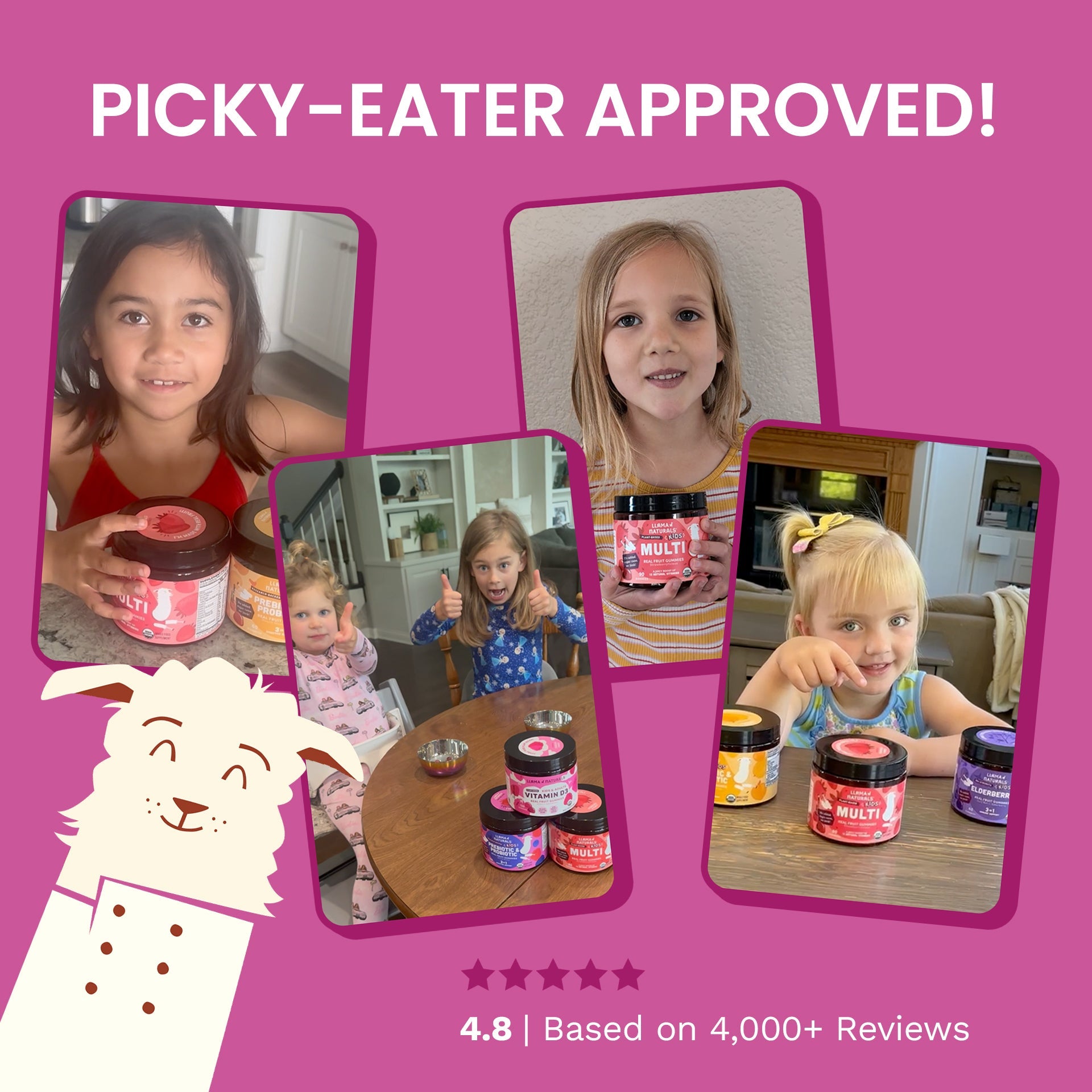 Kids Whole Food Multivitamin Gummies, Strawberry (90 ct)