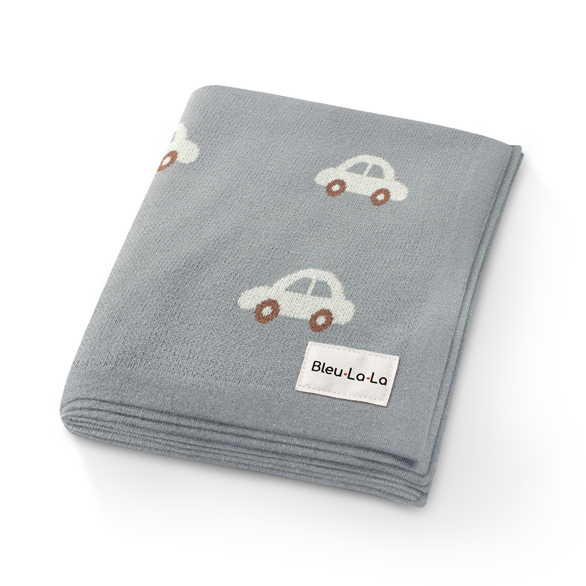 Whimsy Cotton Knit Baby Blanket