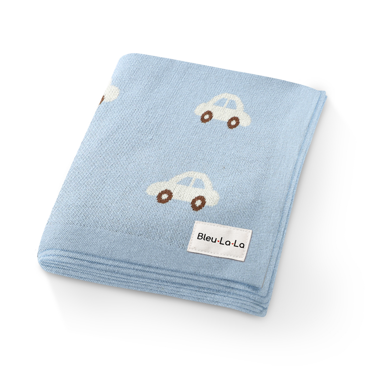 Whimsy Cotton Knit Baby Blanket