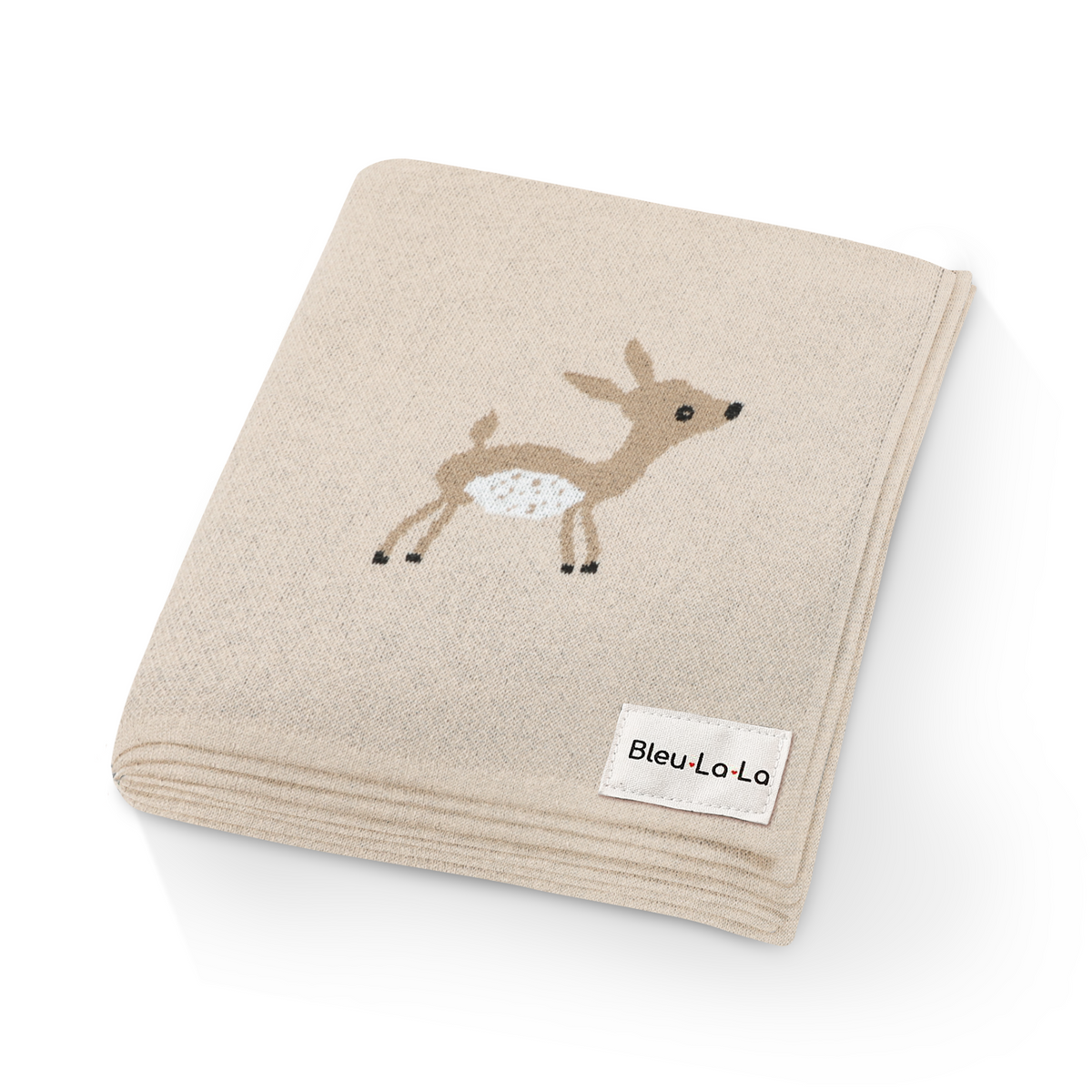Whimsy Cotton Knit Baby Blanket