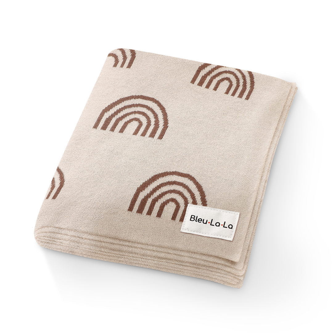 Whimsy Cotton Knit Baby Blanket