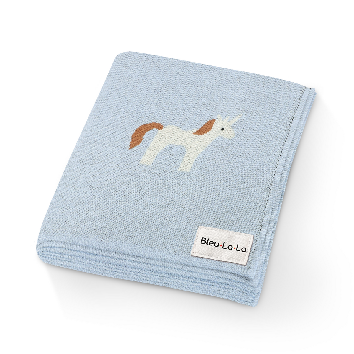 Whimsy Cotton Knit Baby Blanket