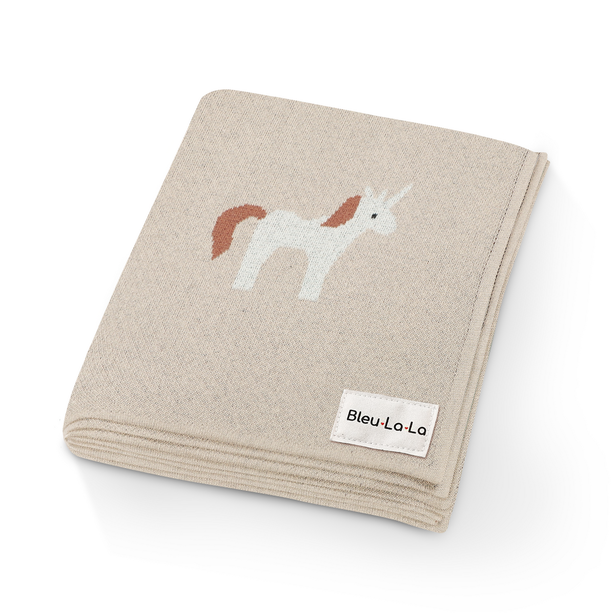 Whimsy Cotton Knit Baby Blanket