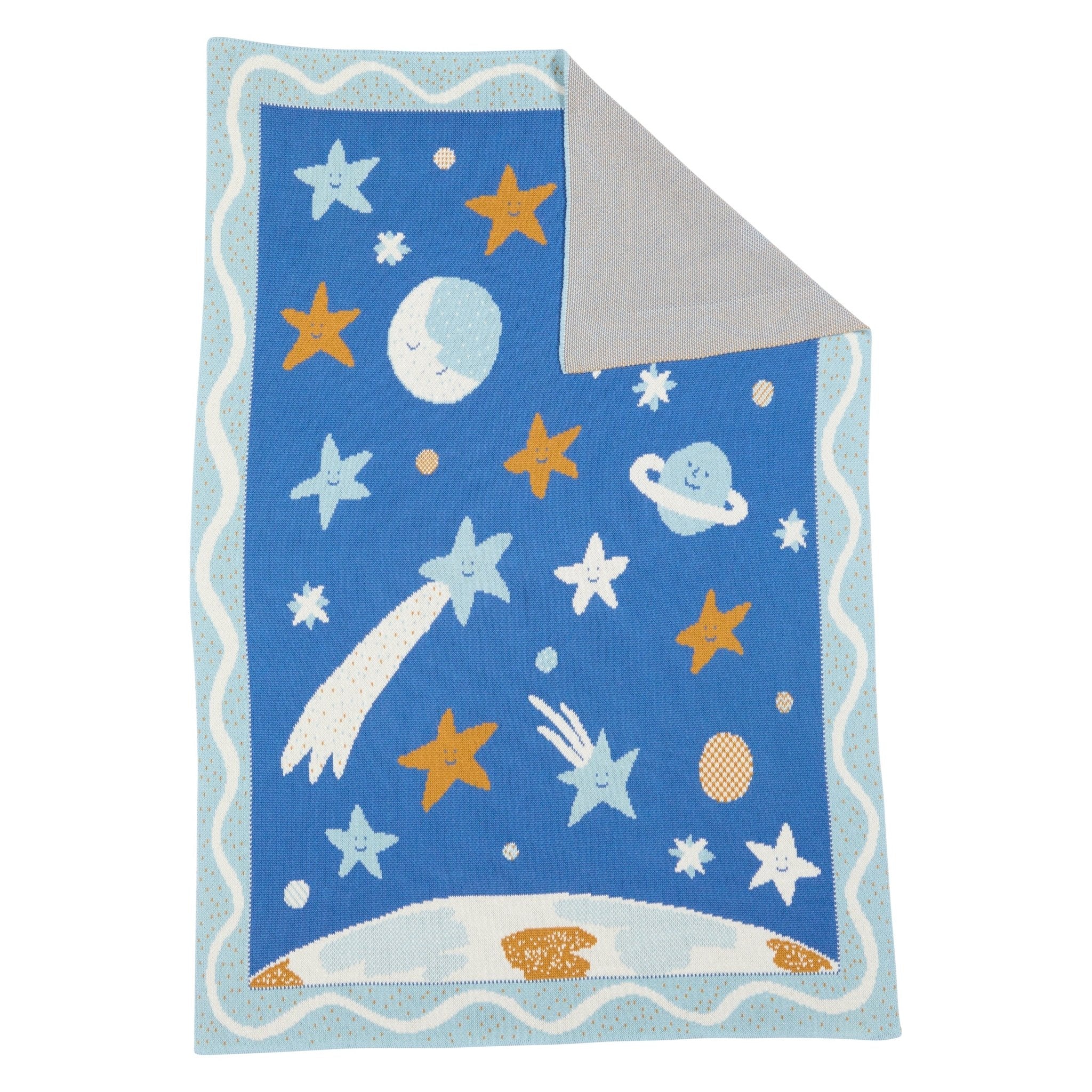 Biquette Night Sky Knit Midi Blanket - Artist Collection