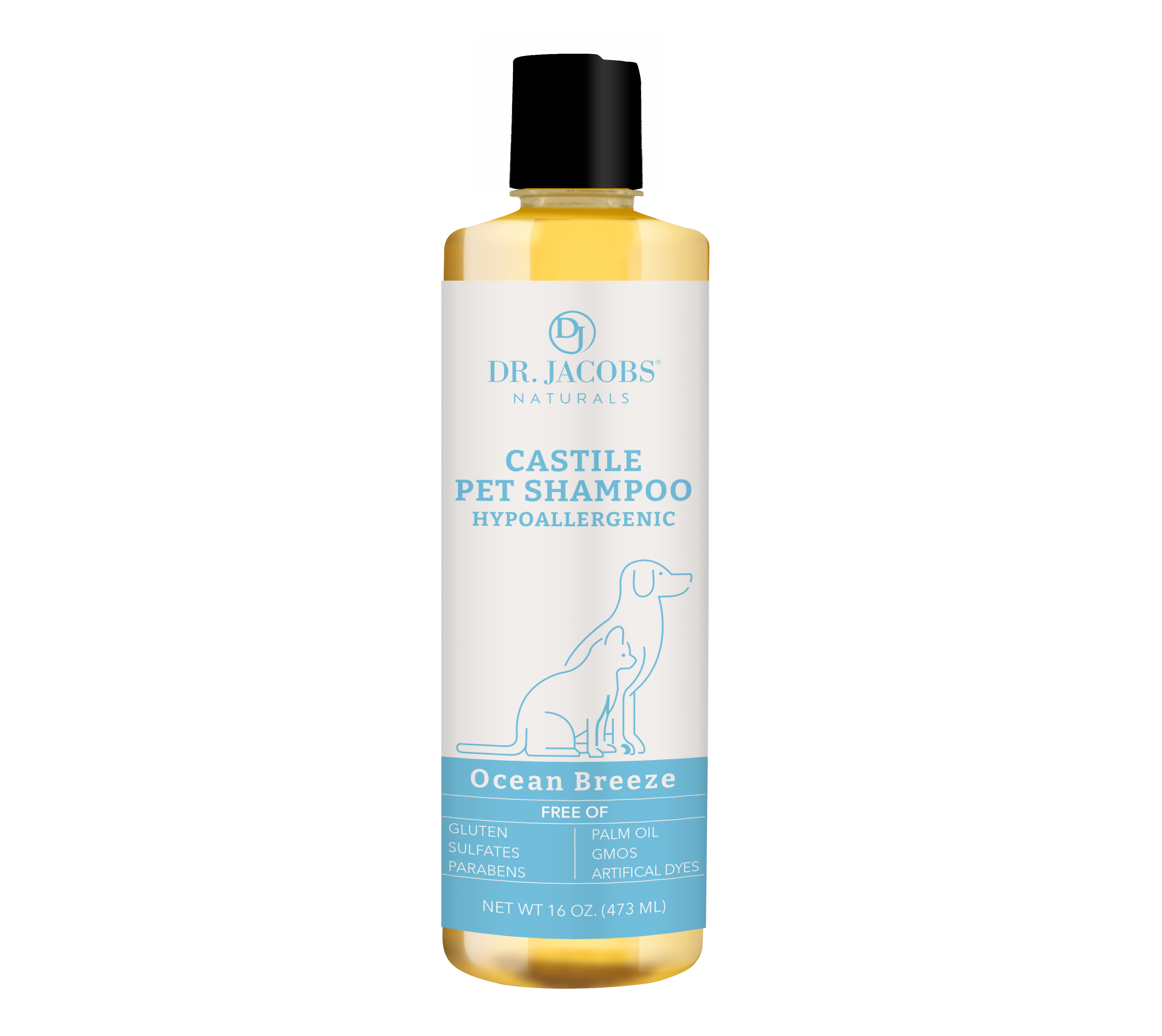 Castile Pet Shampoo Ocean Breeze