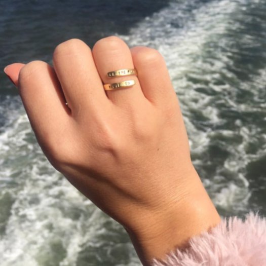 Oh The Places You'll Go -Dr Seuss Wrap Ring
