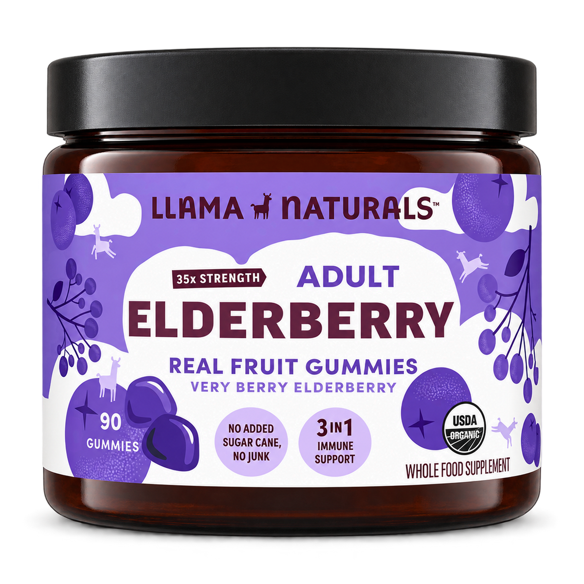 Adult Elderberry Immunity Gummies (90ct)