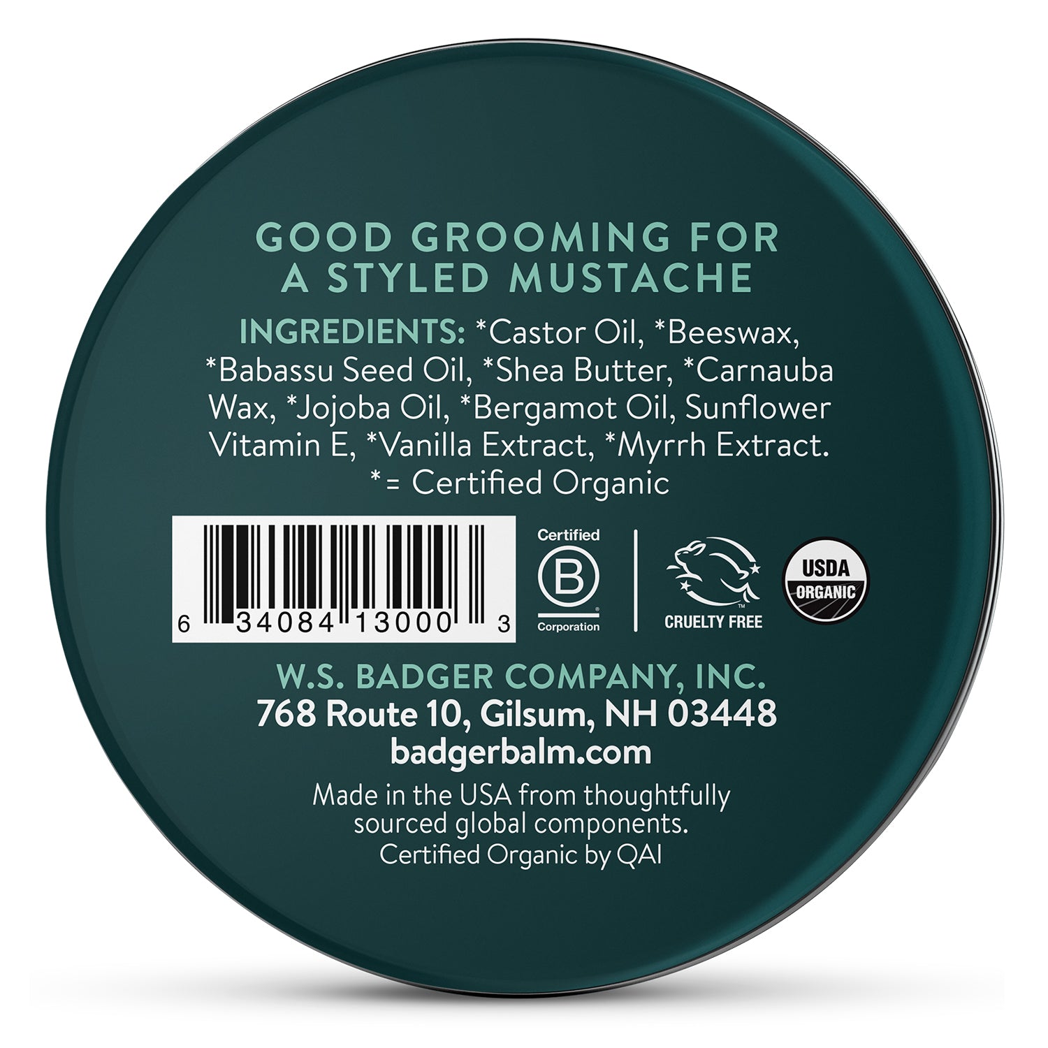 Mustache Wax .75oz