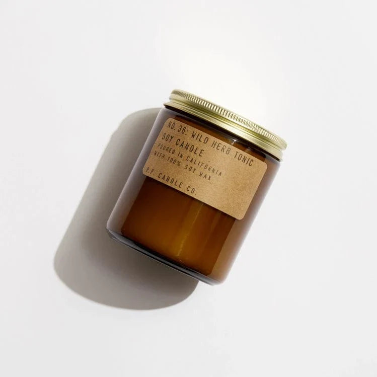 P.F. Candle Co. Standard 7.2oz Wild Herb Tonic Soy Candle
