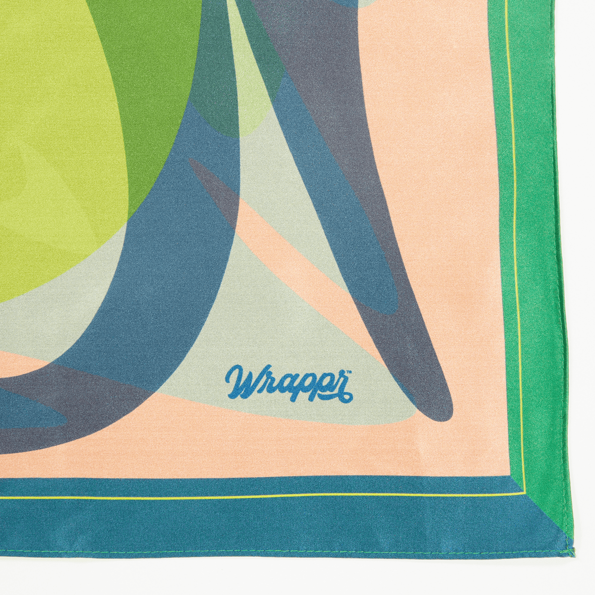 Patient Fire - 35" Mulberry SIlk Furoshiki Gift Wrap by Essery Waller