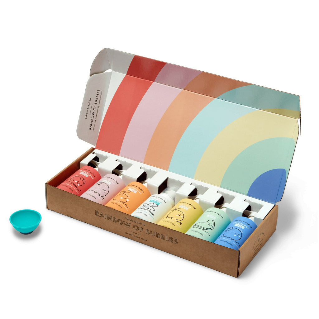 Dabble & Dollop Dabble & Dollop Rainbow of Bubbles Bath Bundle | EarthHero