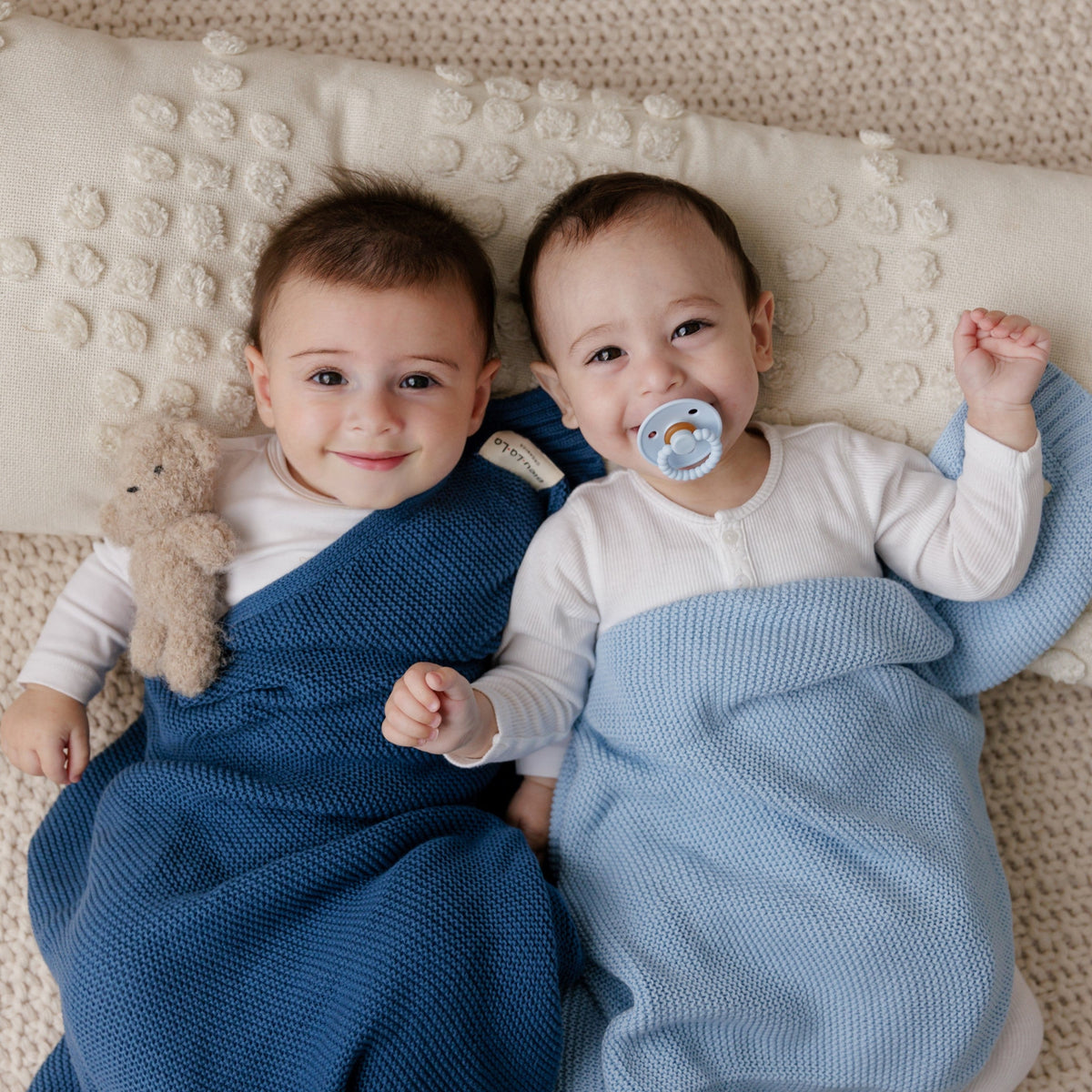 Heritage Organic Cotton Knit Baby Blanket