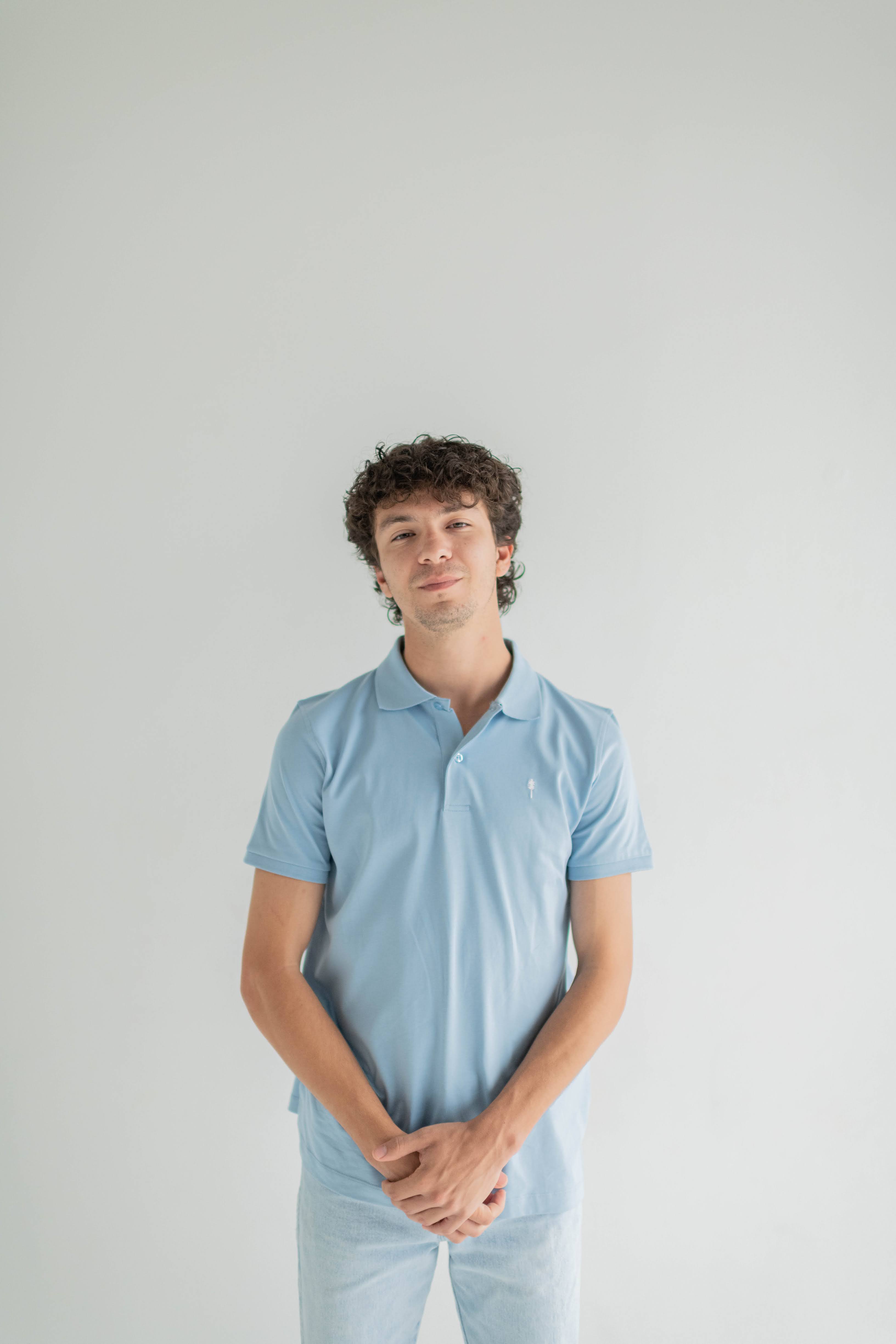 Everyday Polo – Organic Cotton, Sustainable & Breathable in Glacier Blue