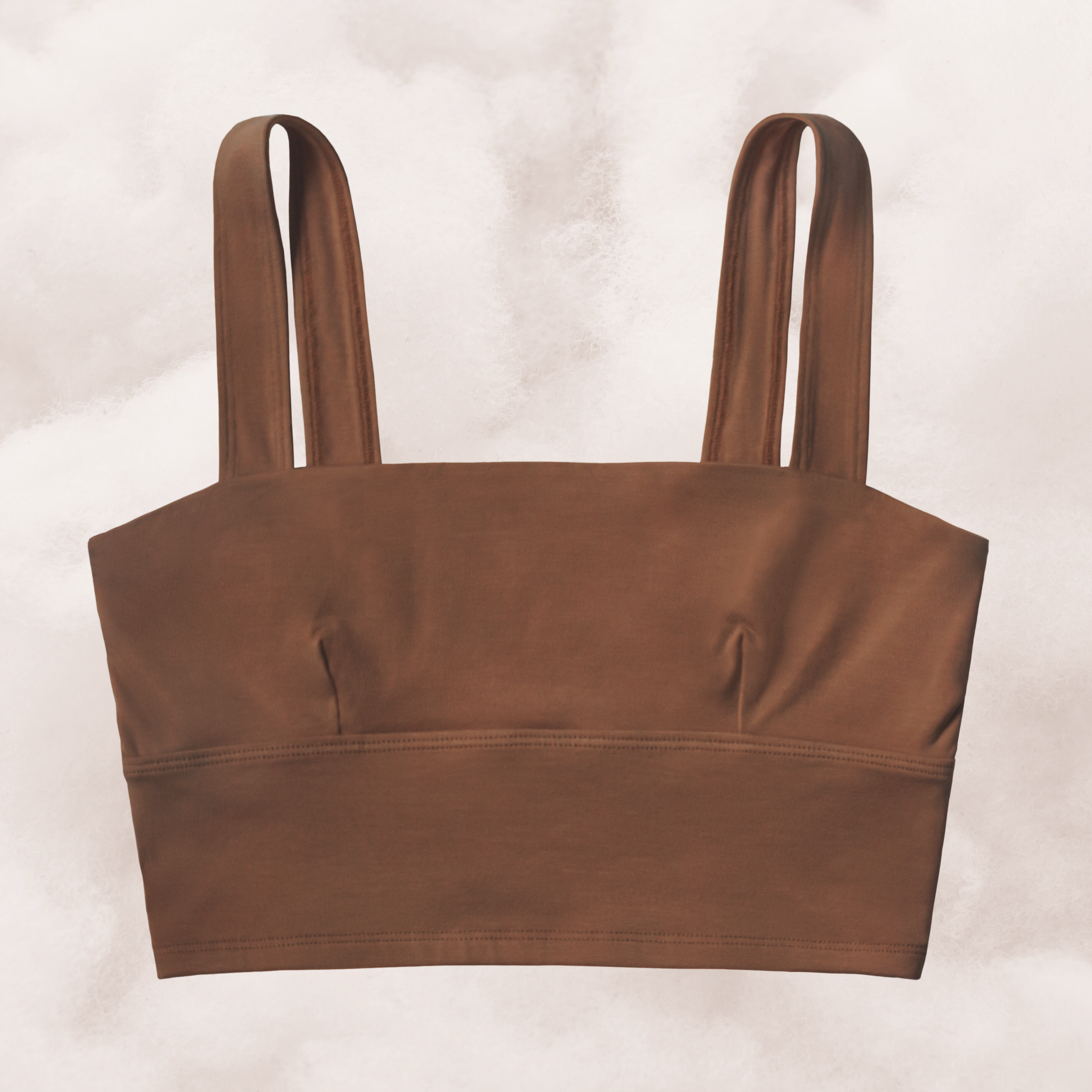 Organic Cotton Square Neck Bralette