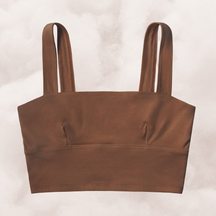 Organic Cotton Square Neck Bralette