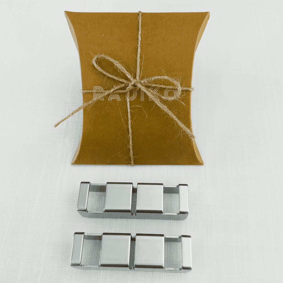 Radiko 304 Stainless Steel Flatware Rests - 2 Pack
