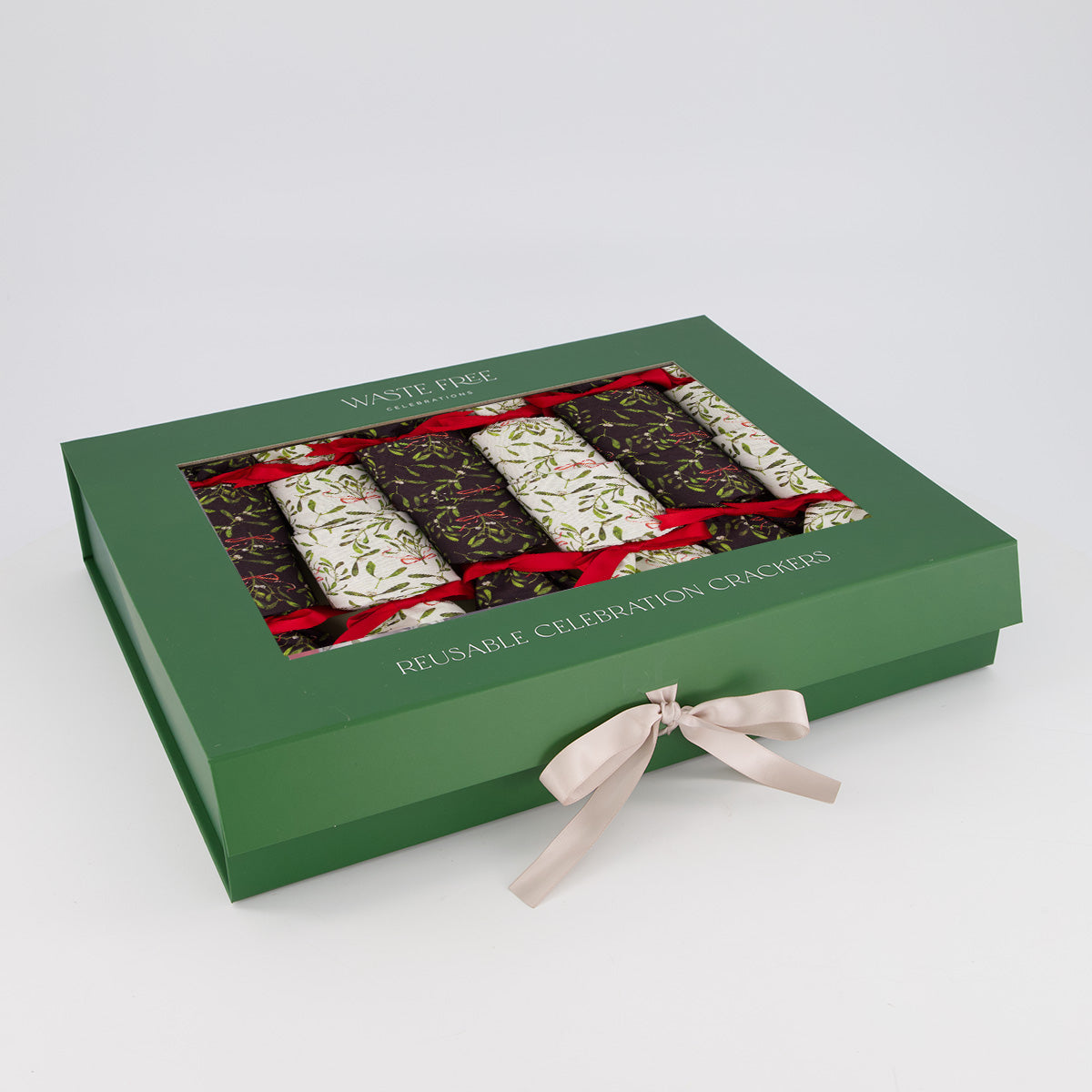 Mistletoe - Reusable Crackers - 6 Pack