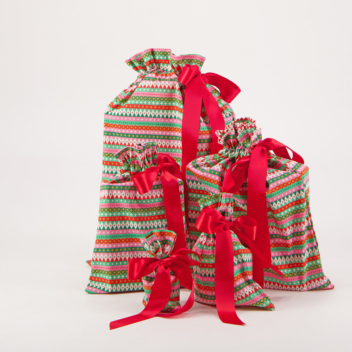 Fiesta Reusable Gift Bag Set