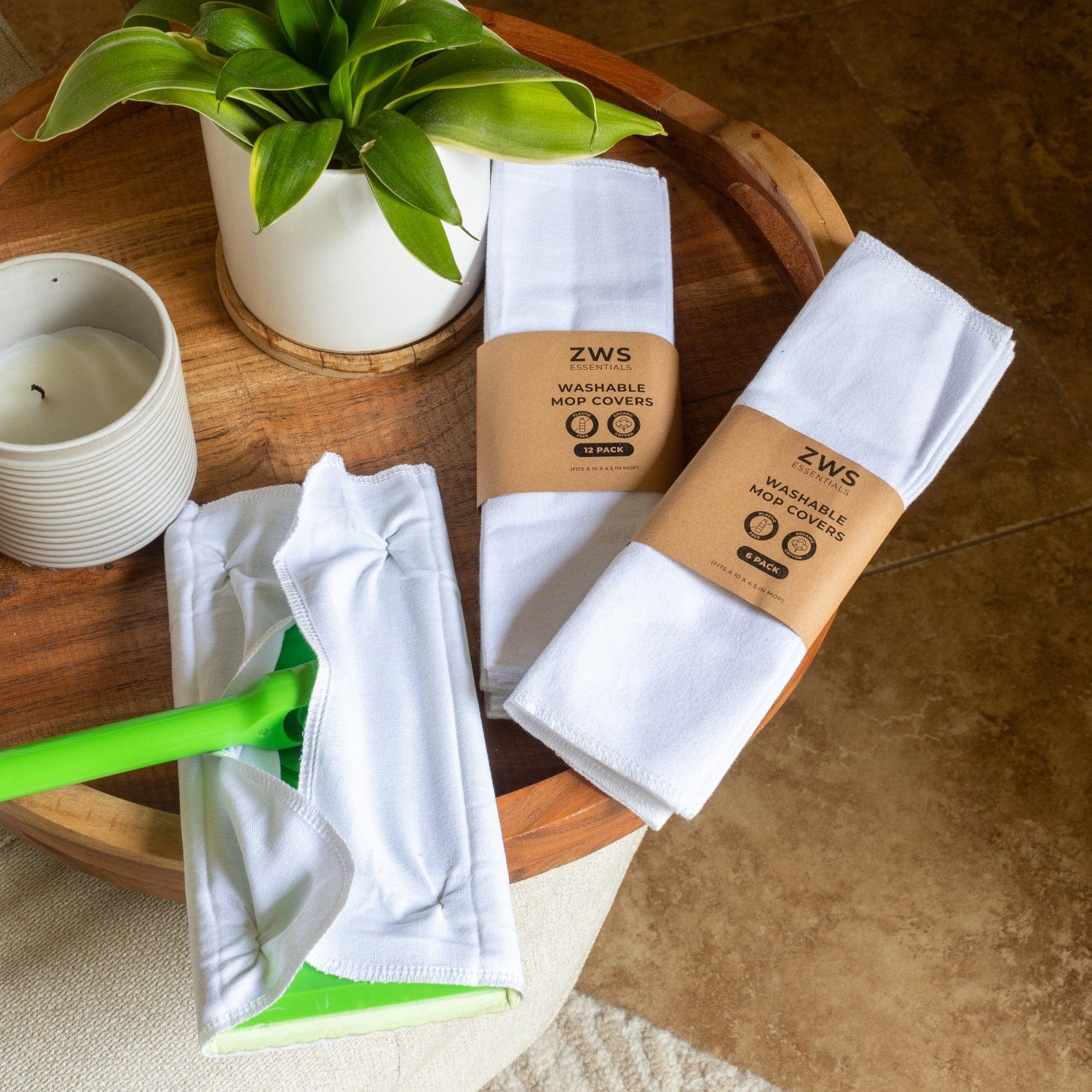 Saged Home Washable Mop Covers