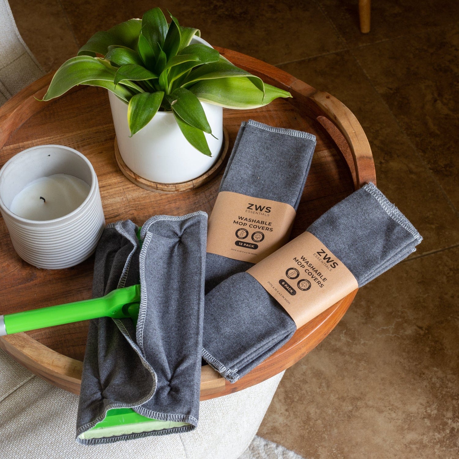 Saged Home Washable Mop Covers