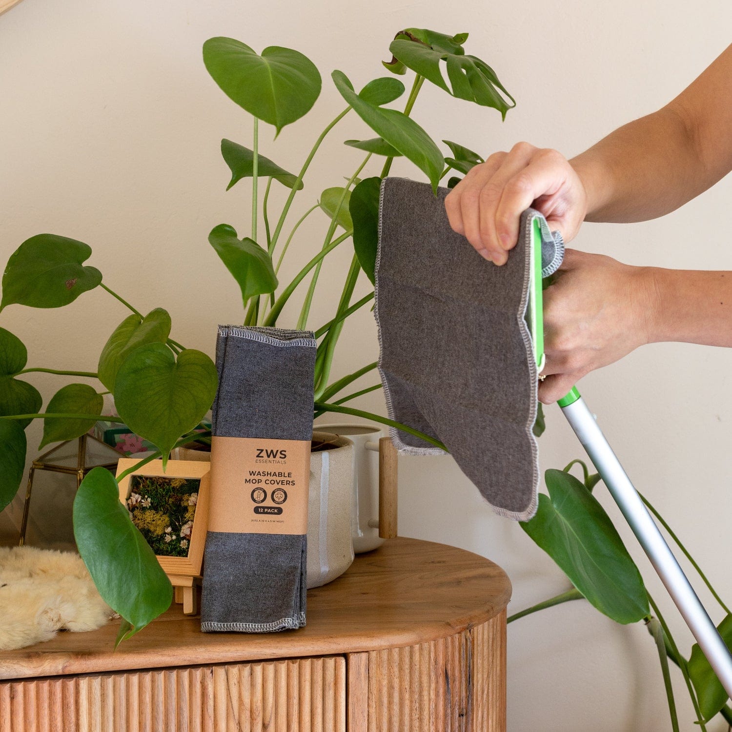 Saged Home Washable Mop Covers