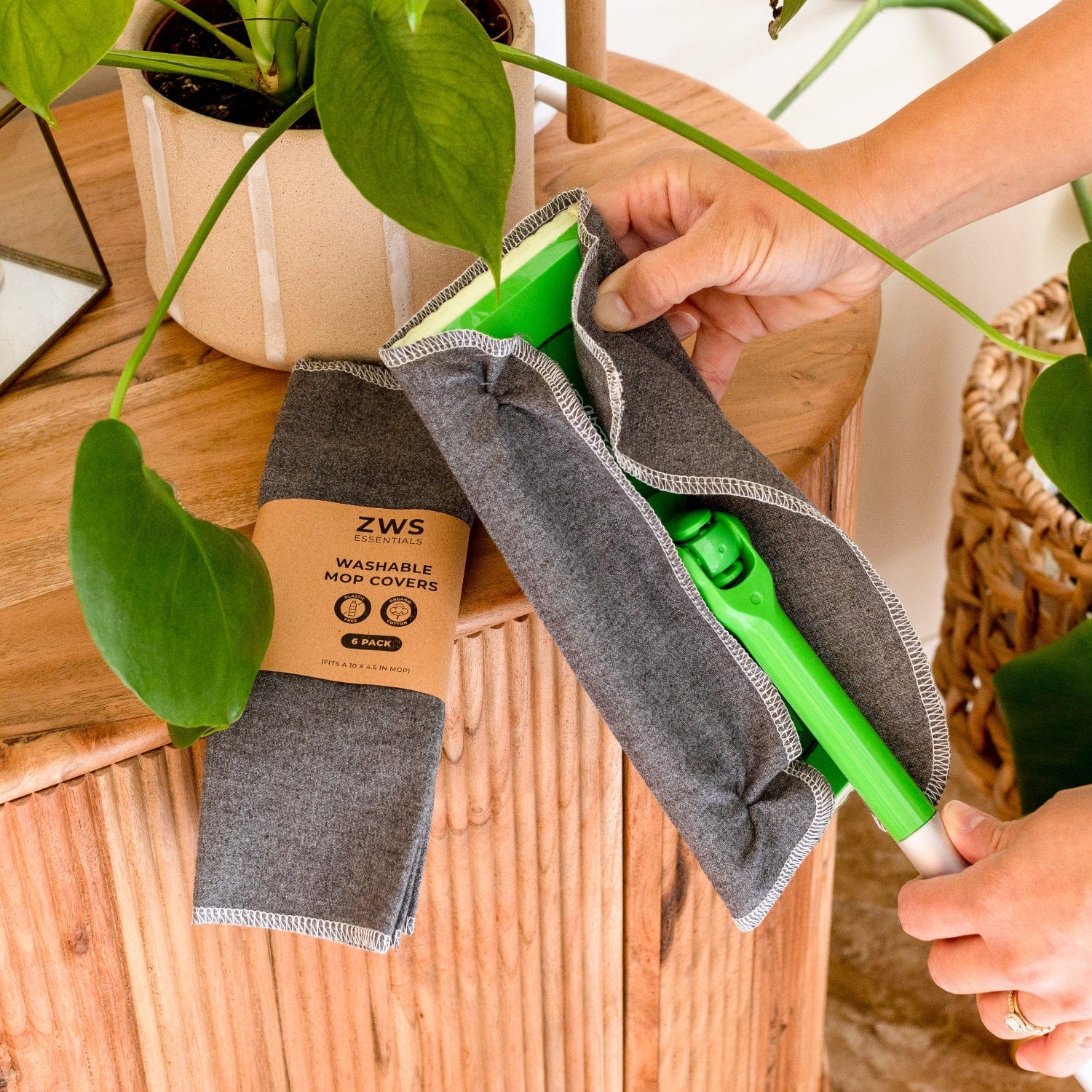 Saged Home Washable Mop Covers
