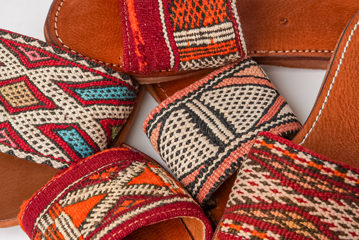 Verve Culture | Moroccan Kilim Slides