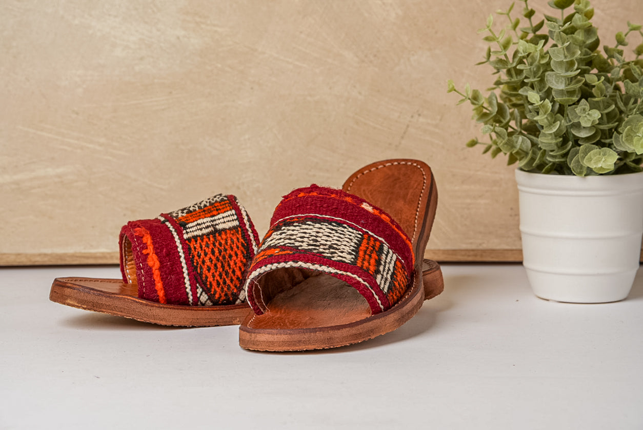Verve Culture | Moroccan Kilim Slides
