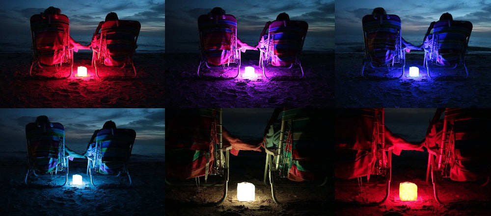 Collapsable Solar-Powered Lantern SolarPuff™ in Warm White