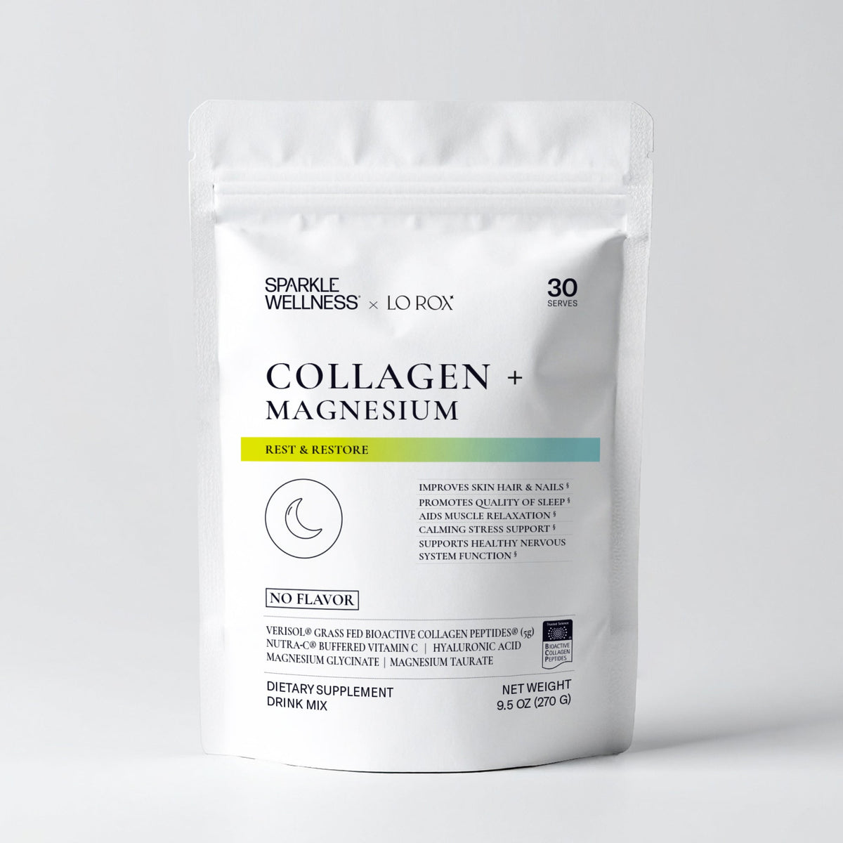 Collagen + Magnesium Rest + Restore | Nighttime Collagen & Magnesium Powder