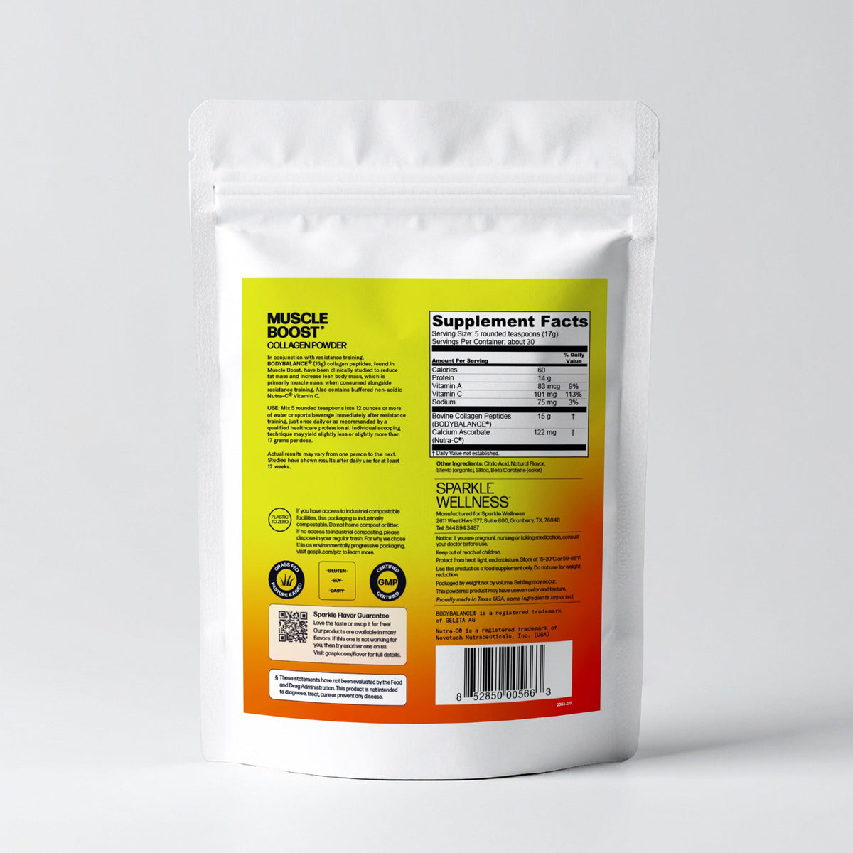 Muscle Boost | Post-Workout Collagen Powder for Lean Body Composition