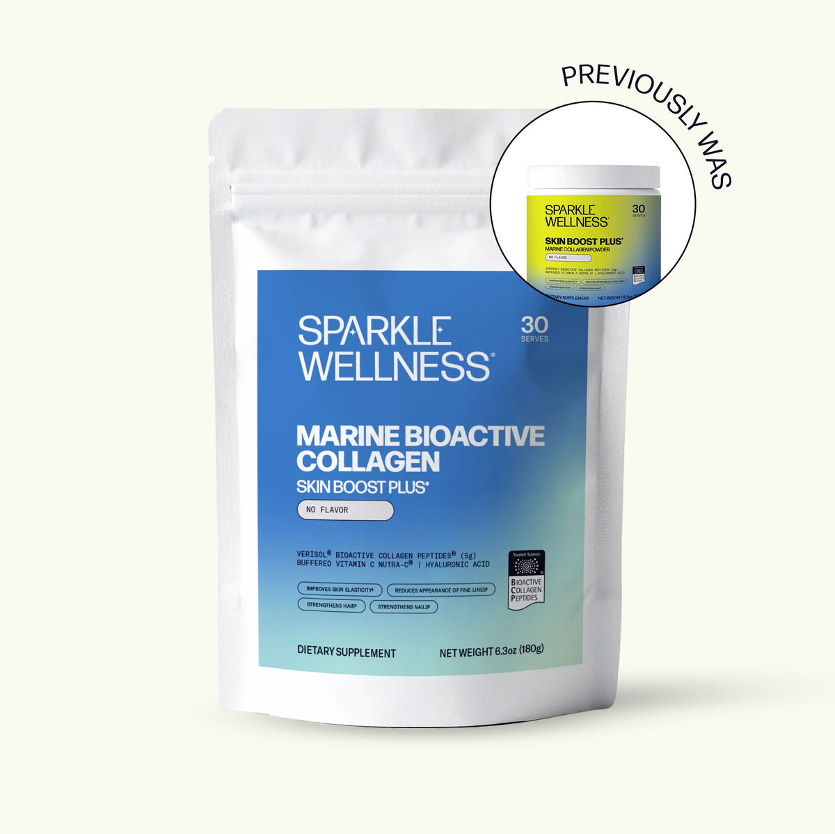 Skin Boost Plus Marine | Marine Collagen Powder for Skin, Hair & Nails