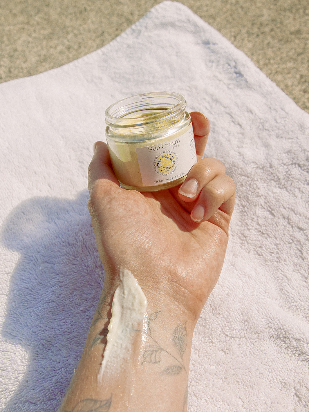 Sun Cream - Plastic Free Sunscreen, All Natural, Reef Safe, 2oz