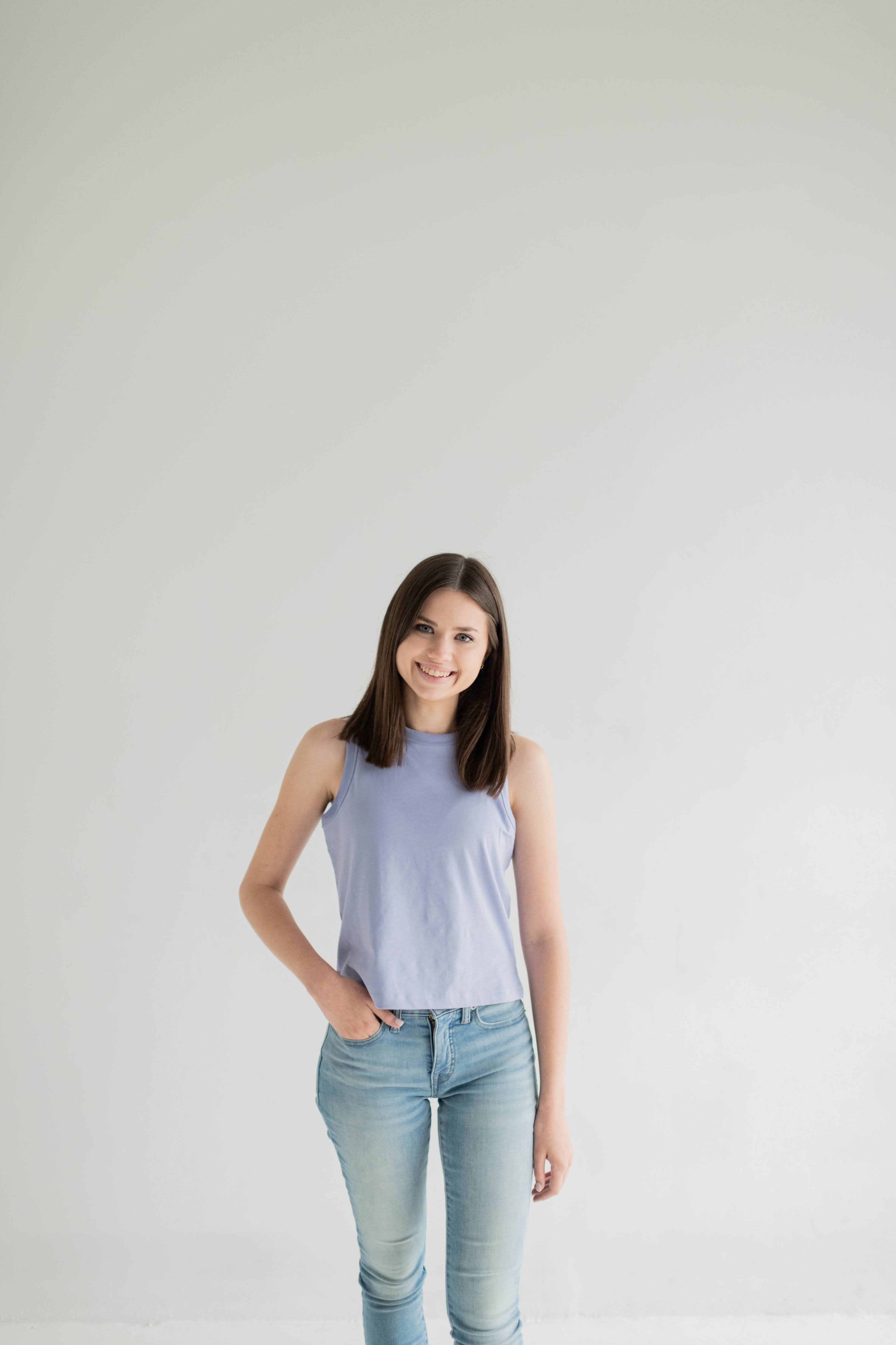 Everyday Tank, Lightweight, Sustainable in Lavender