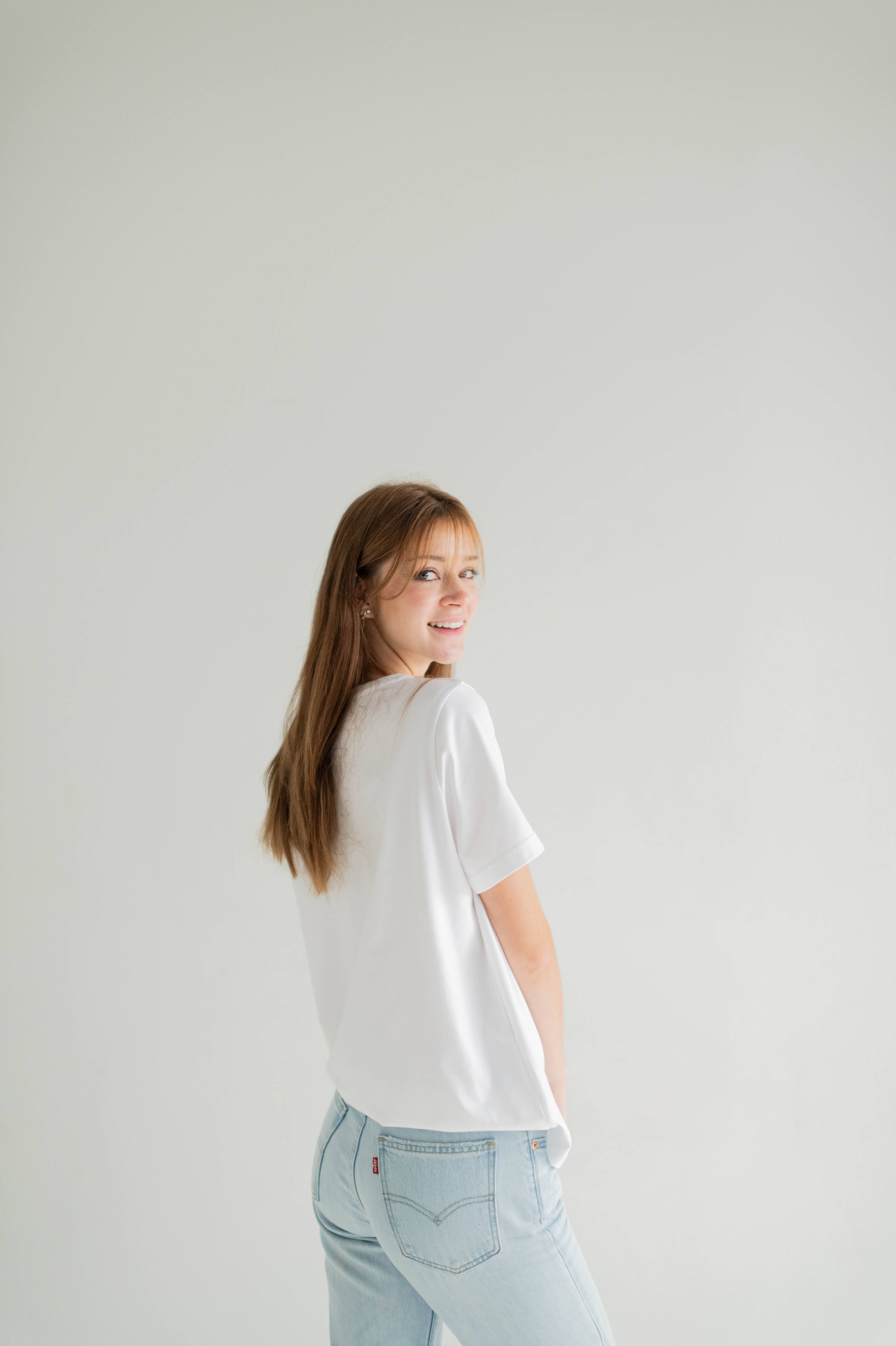 Everyday Relaxed Fit T-Shirt – Organic Cotton, White