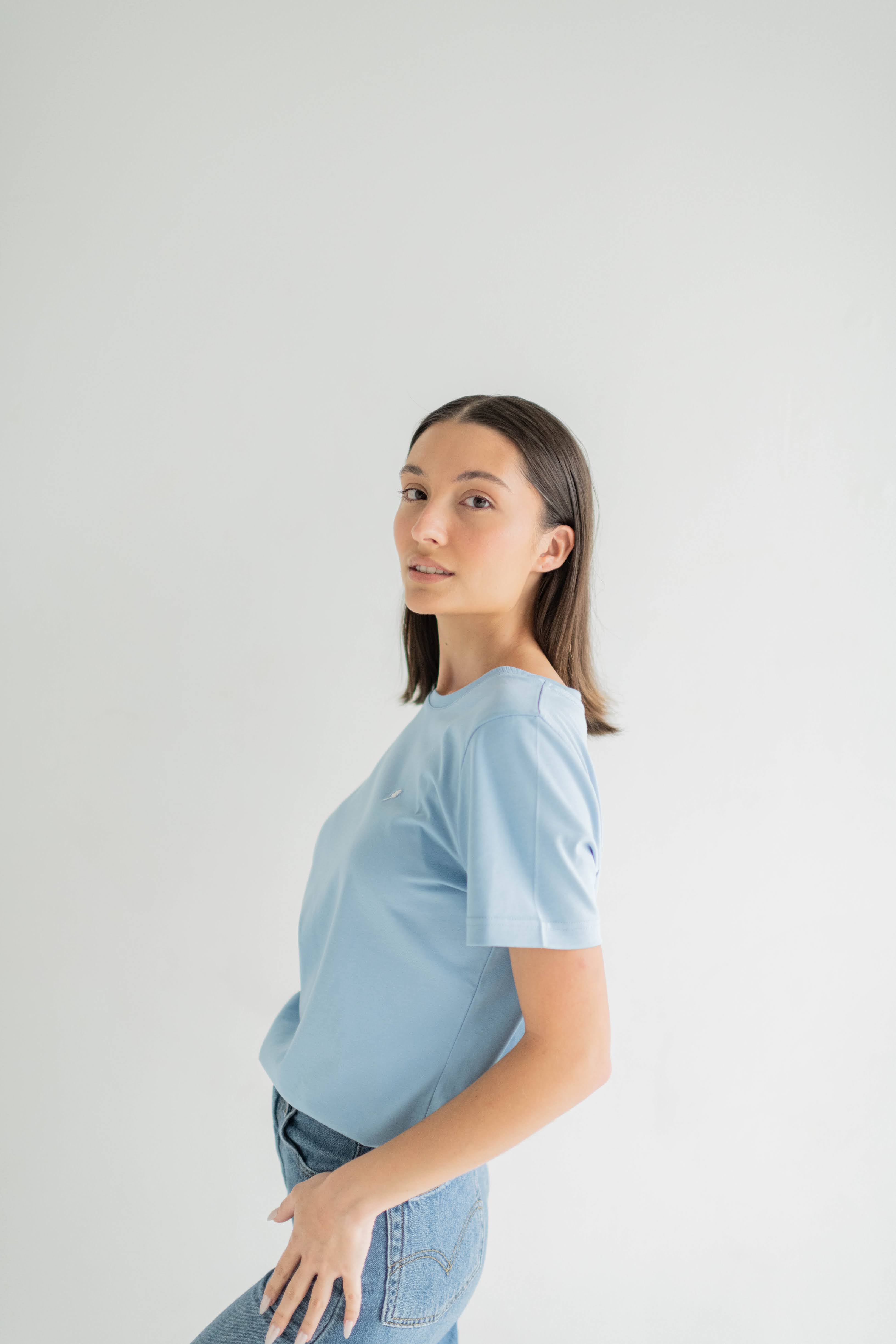 Women’s Organic Cotton Relaxed T-Shirt by Livelihood – Breathable, Ethical Comfort