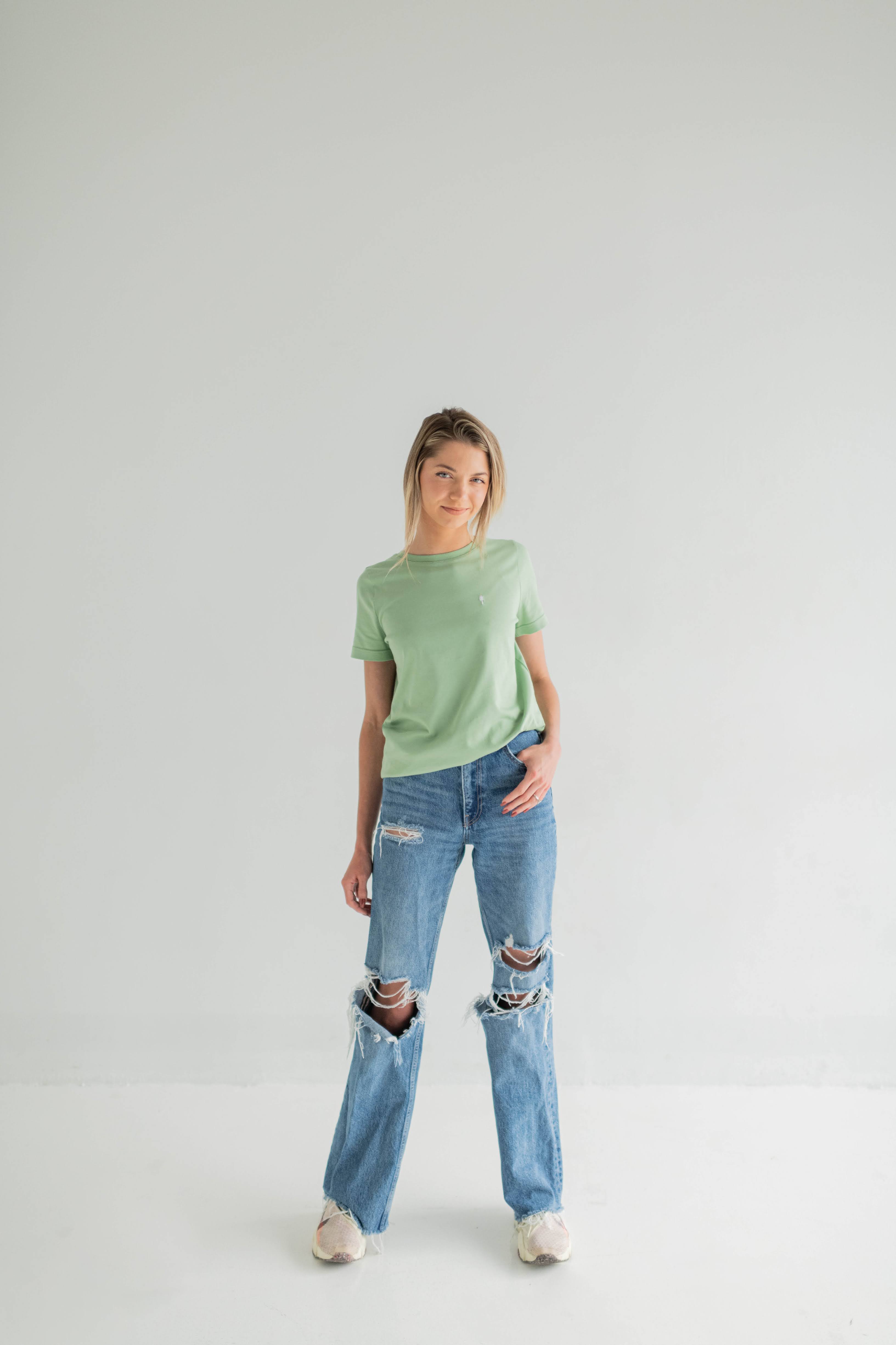 Everyday Relaxed Fit T-Shirt – Organic Cotton, Boxwood