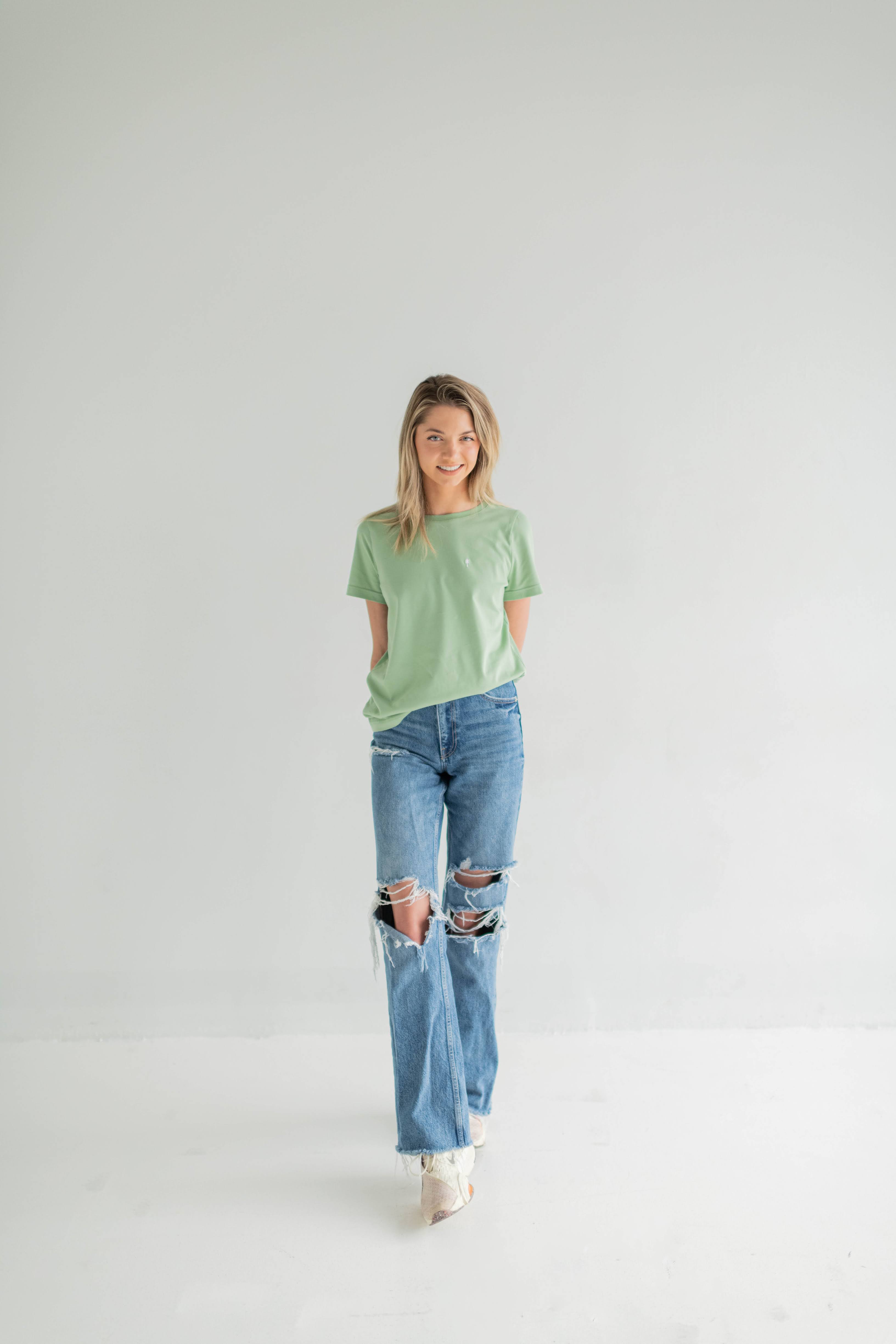 Everyday Relaxed Fit T-Shirt – Organic Cotton, Boxwood