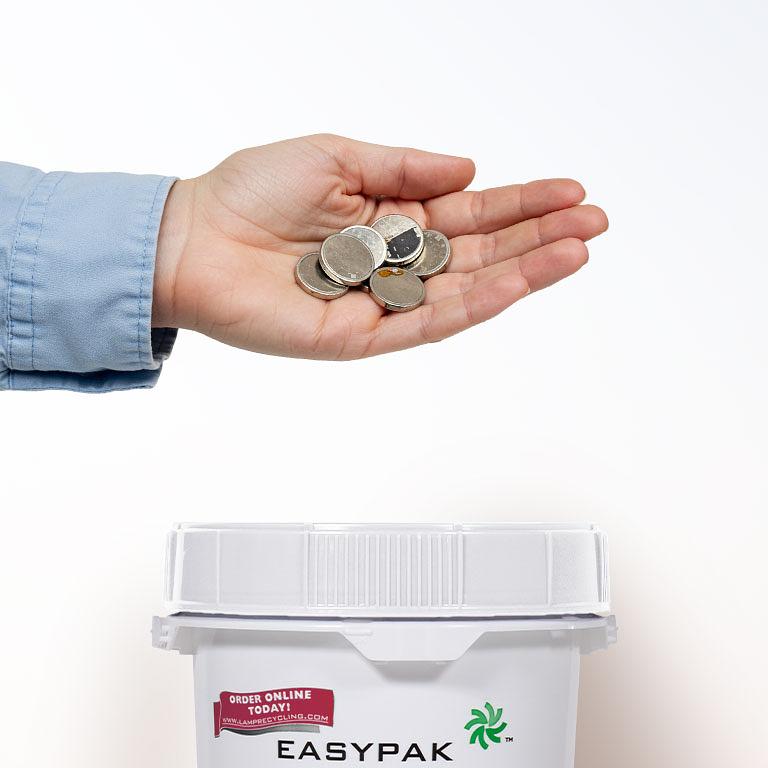 Easypak™ Micro Battery Recycling Bucket
