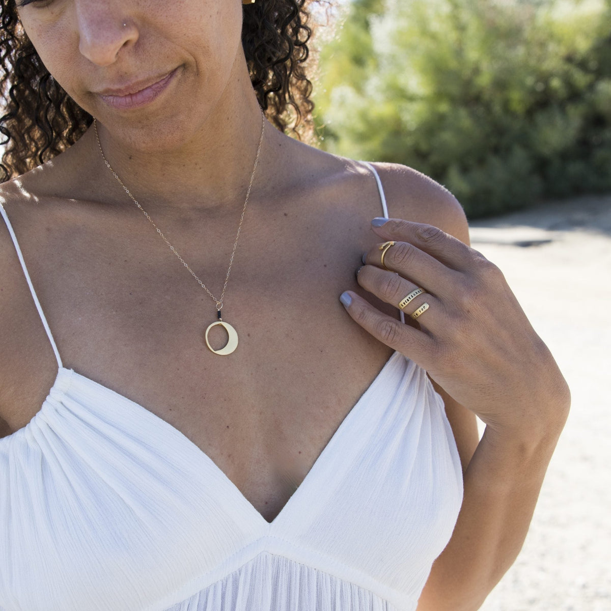 "The future depends on what you do today." - Mahatma Gandhi wrap ring