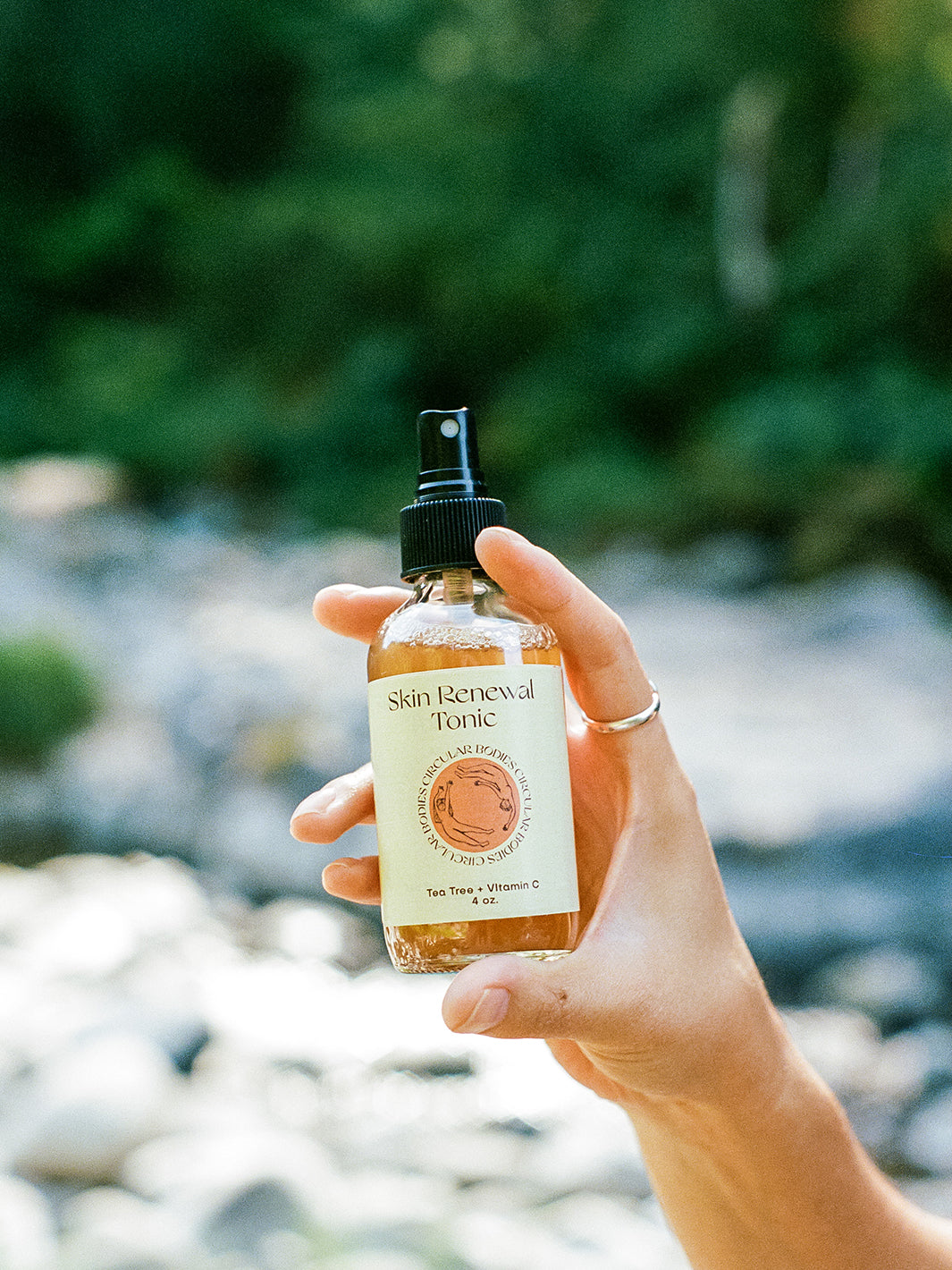 Natural and Biodegradable Skin Renewal Tonic