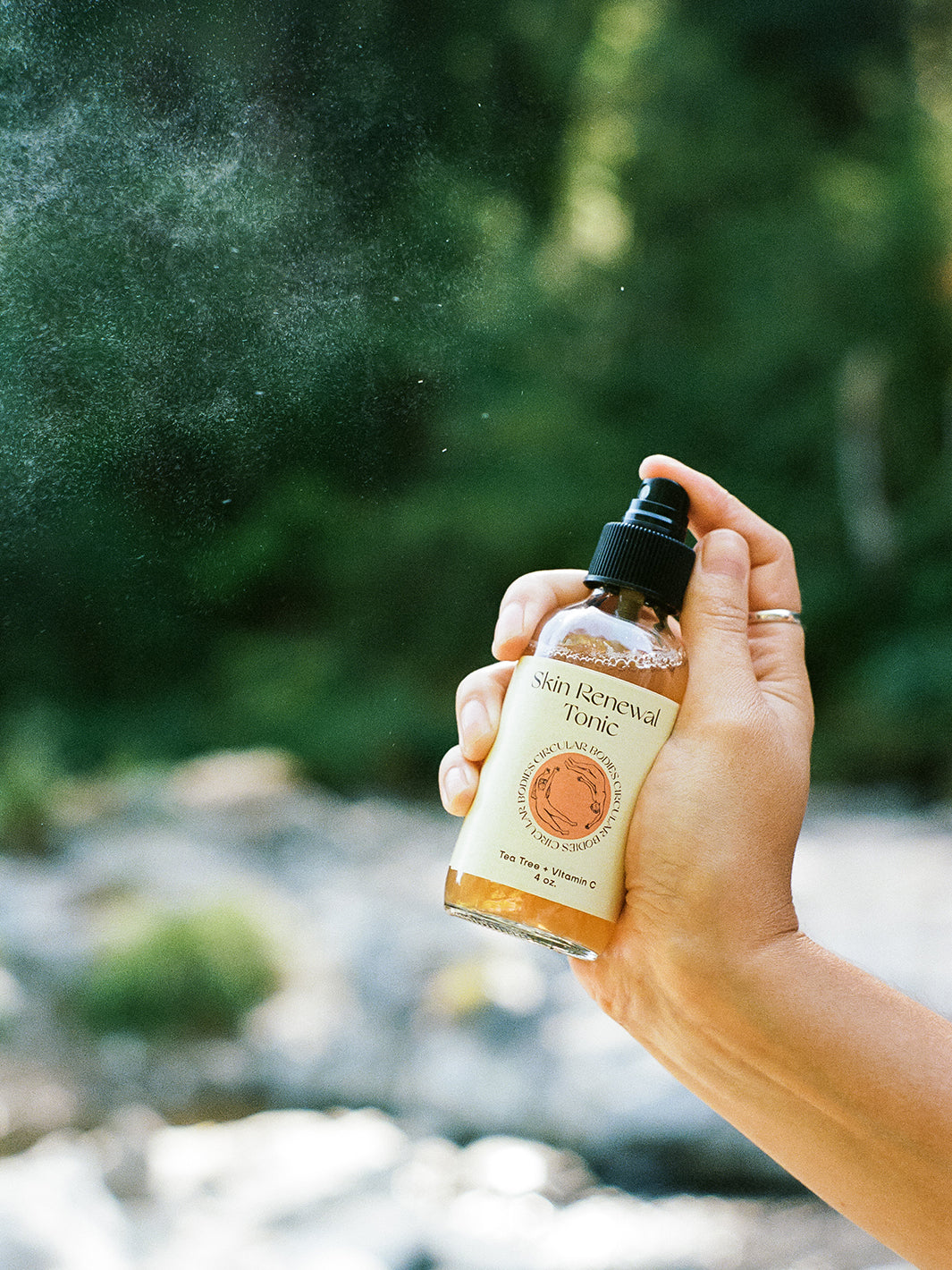 Natural and Biodegradable Skin Renewal Tonic